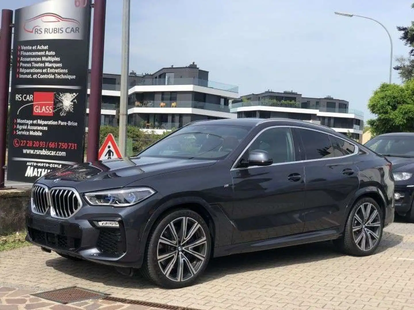 BMW X6 30dA 265 Pack Sport M xDrive Gris - 1