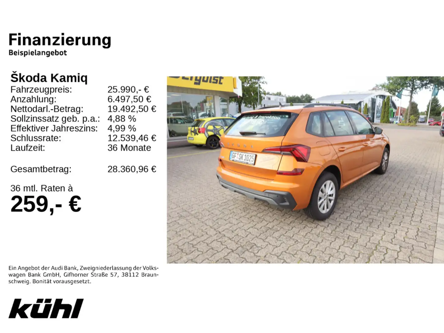 Skoda Kamiq 1.0 TSI DSG Selection Orange - 2