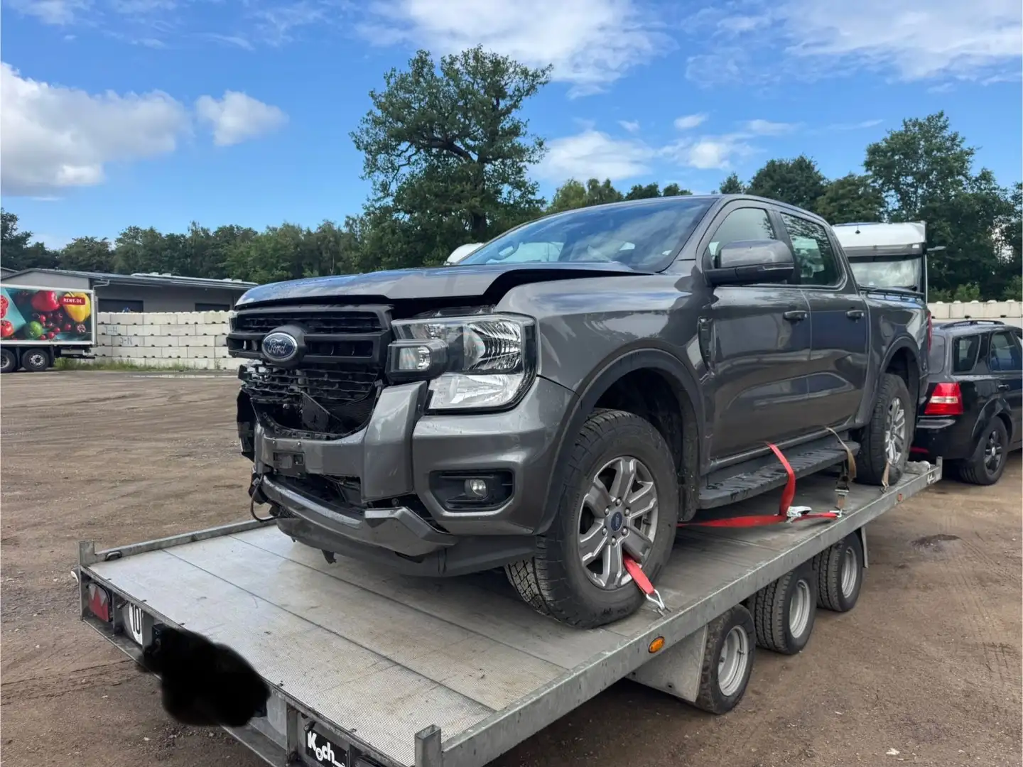 Ford Ranger XLT 4x4 DoubleCab Auto*neues Modell+Navi* Gris - 1