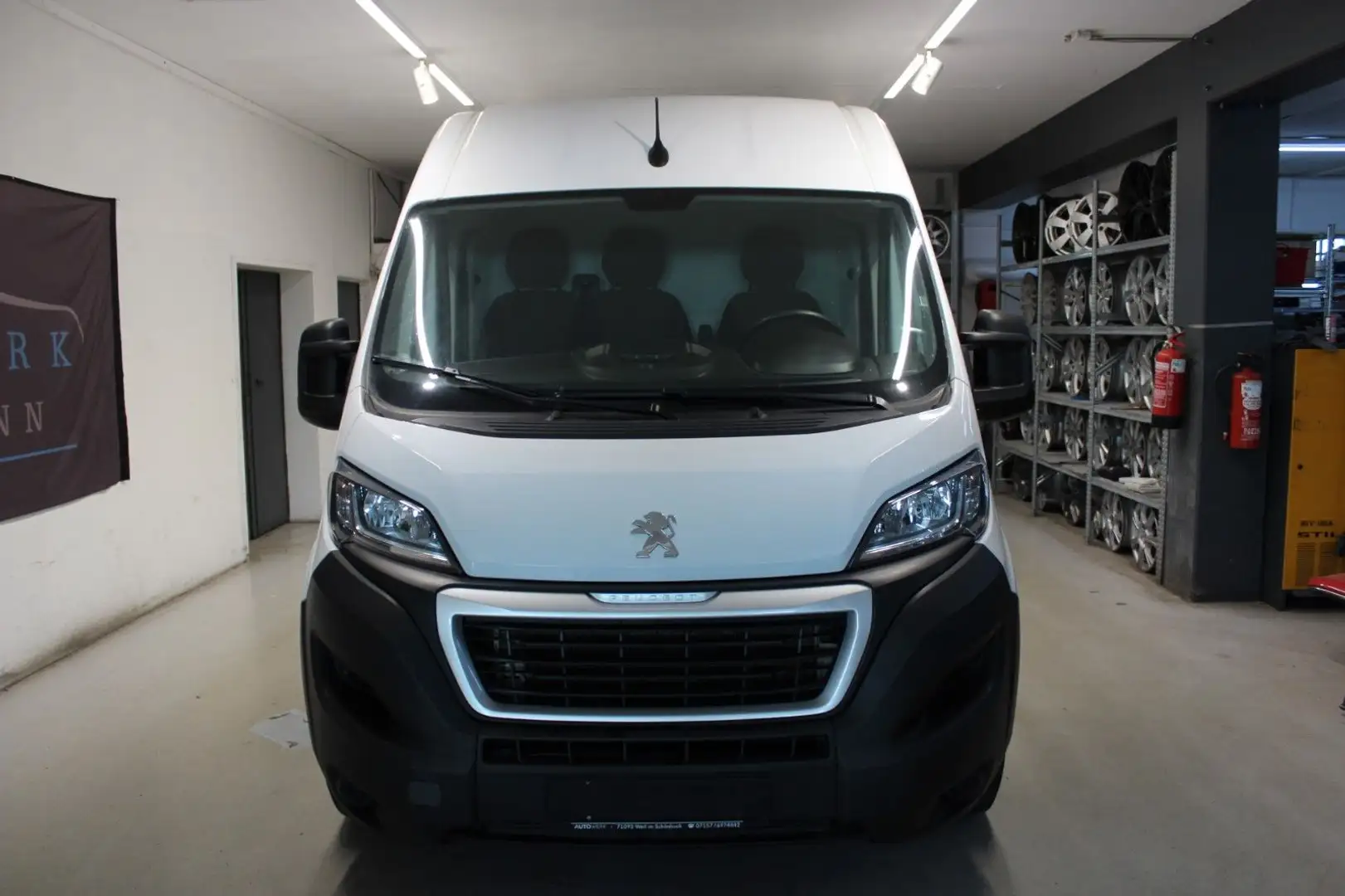 Peugeot Boxer Kasten*1.HAND*CAM*AHK*PDC*SERVO*KLIMA*NAVI Blanc - 2
