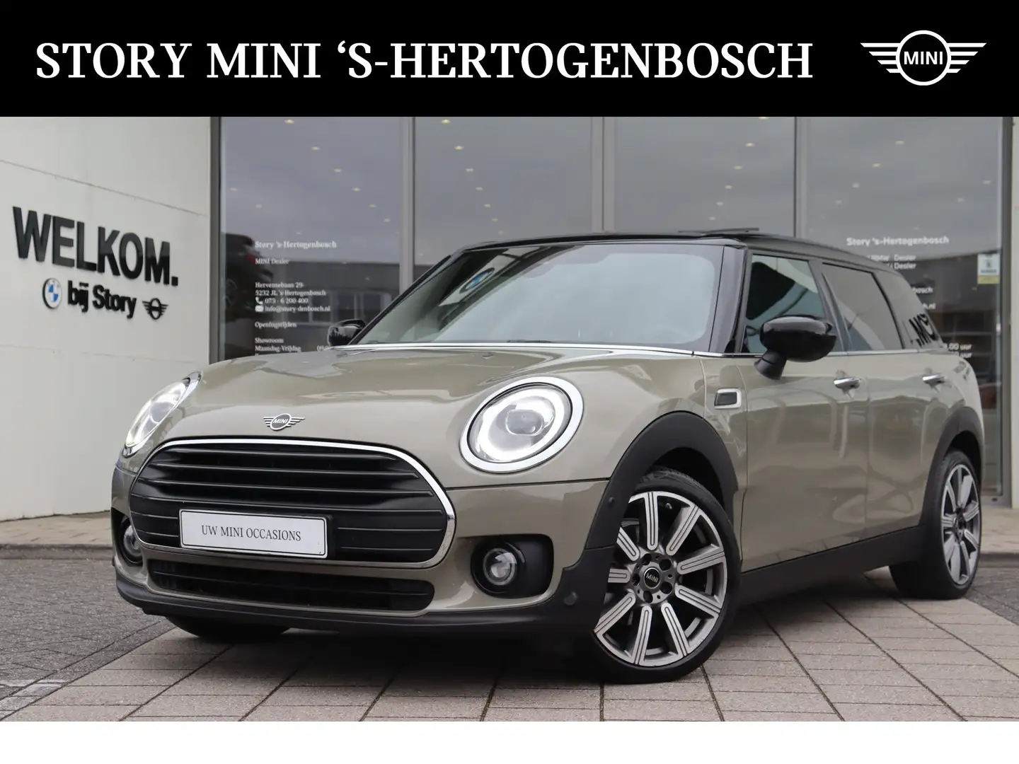 MINI Cooper Clubman Automaat / Panoramadak / Comfort Access / LED / Pa Gris - 1