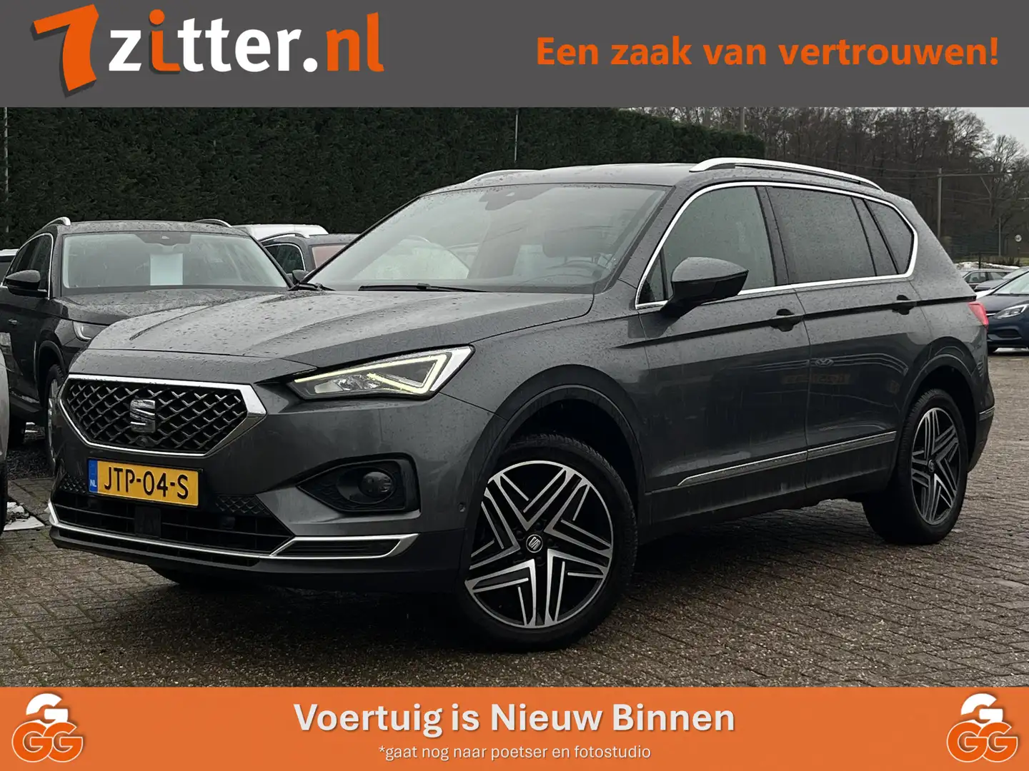 SEAT Tarraco 1.5 TSI Xcellence 7-Persoons, Trekhaak, Leder, Gris - 1