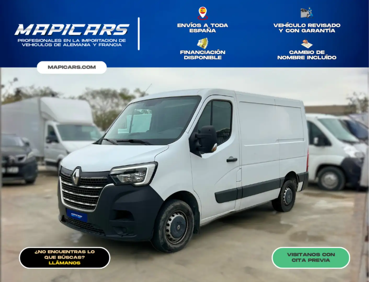Renault Master Fg. Energy Blue dCi L1H1 3500 T 110kW Blanco - 1