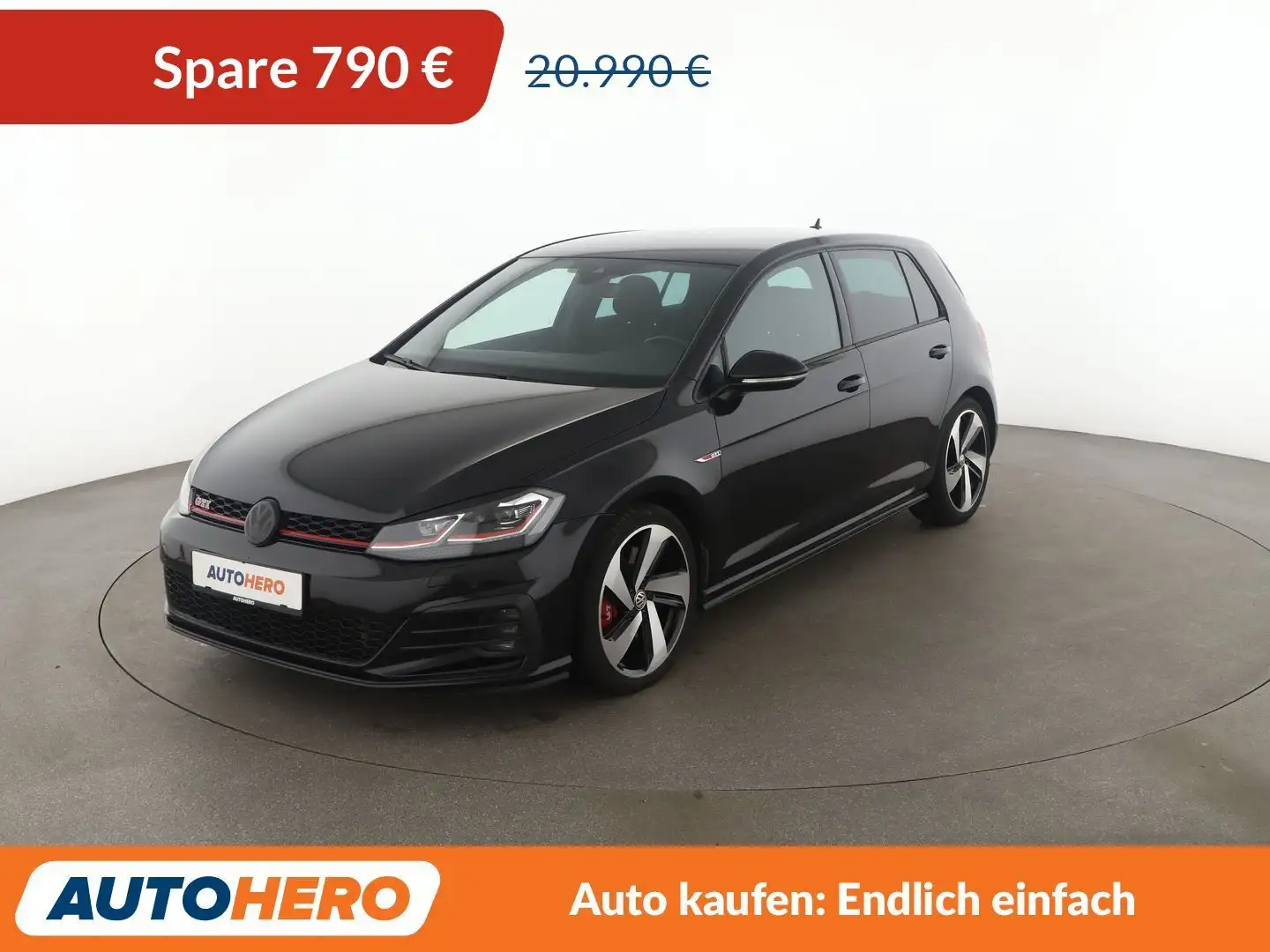 Volkswagen Golf GTI 2.0 TSI GTI Performance BM Aut.*NAVI*LED*ACC* Schwarz - 1