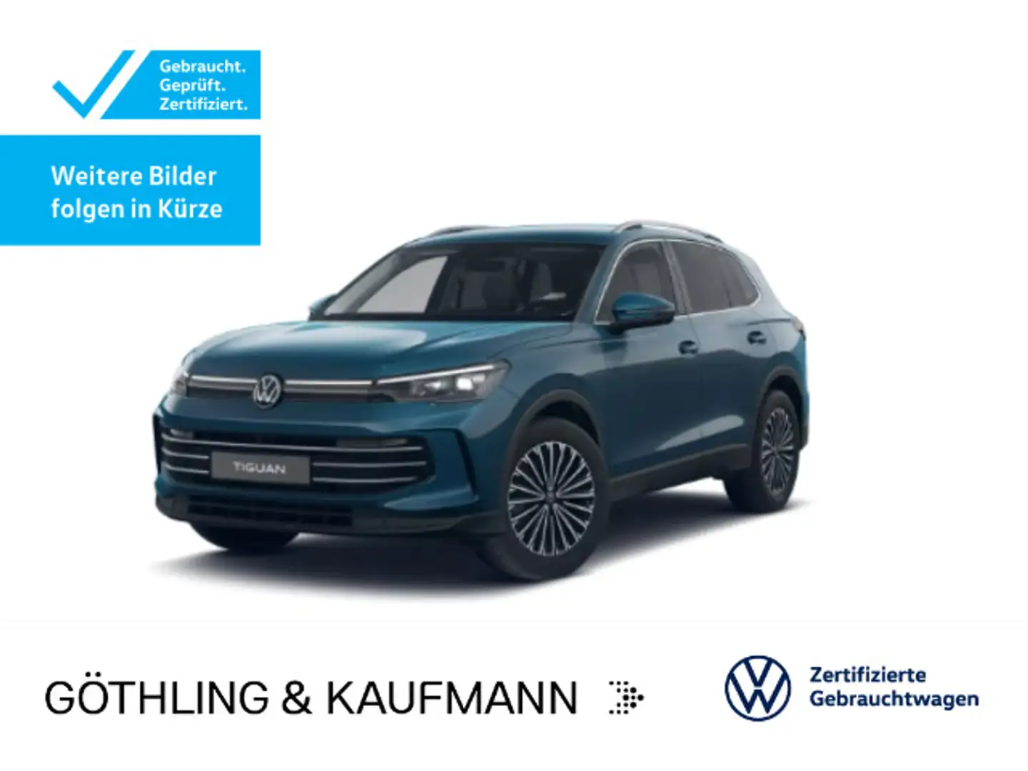 Volkswagen Tiguan Elegance 4M*NAVI*AHK*360*ASG*IQ-Drive*LED Blau - 1