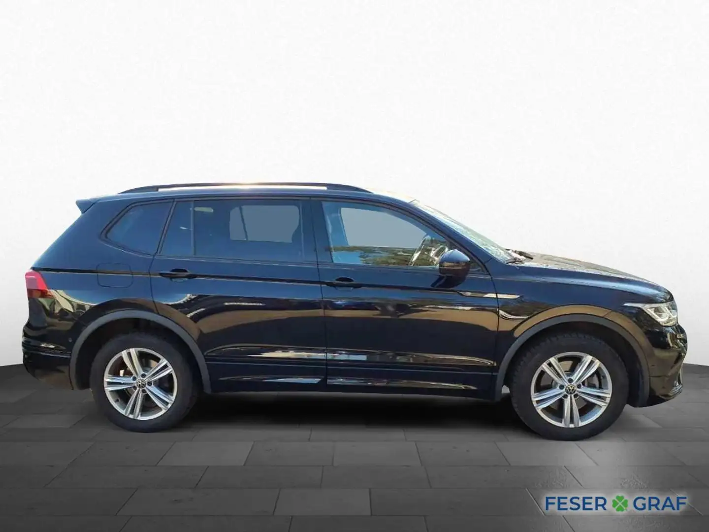 Volkswagen Tiguan Allspace 2.0 TDI DSG R-LINE PANO ACC KAM Schwarz - 2