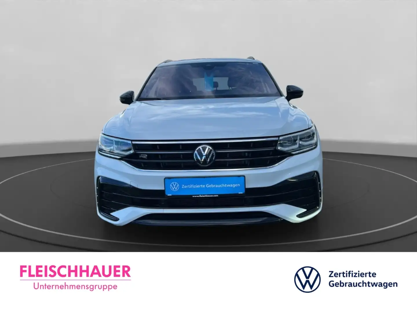 Volkswagen Tiguan Allspace R-Line 4Motion 2.0+SHZ+LED+KAMERA+ACC Weiß - 2