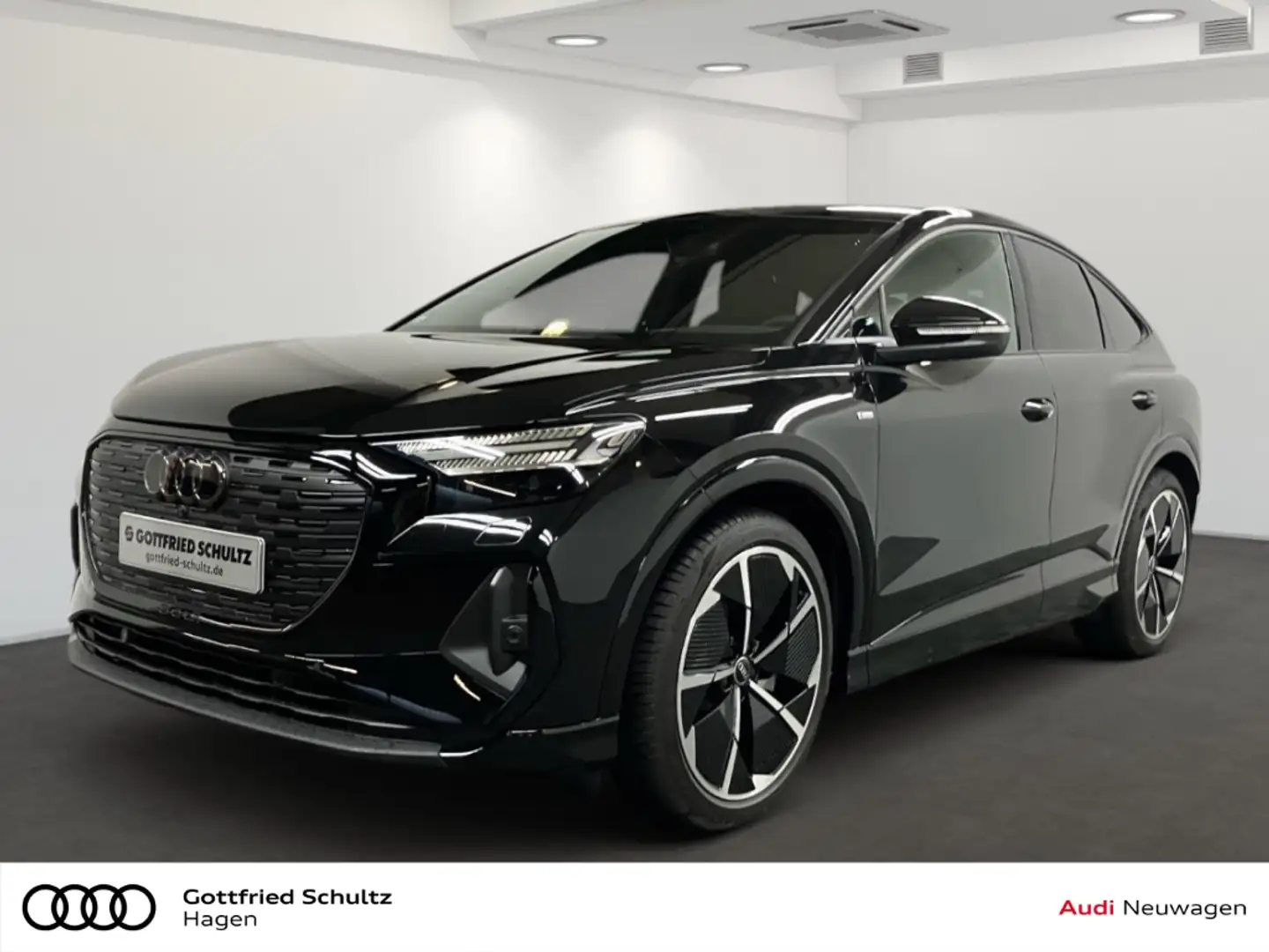 Audi Q4 e-tron Sportback 40 S-line ACC AHK Matrix Schwarz - 2