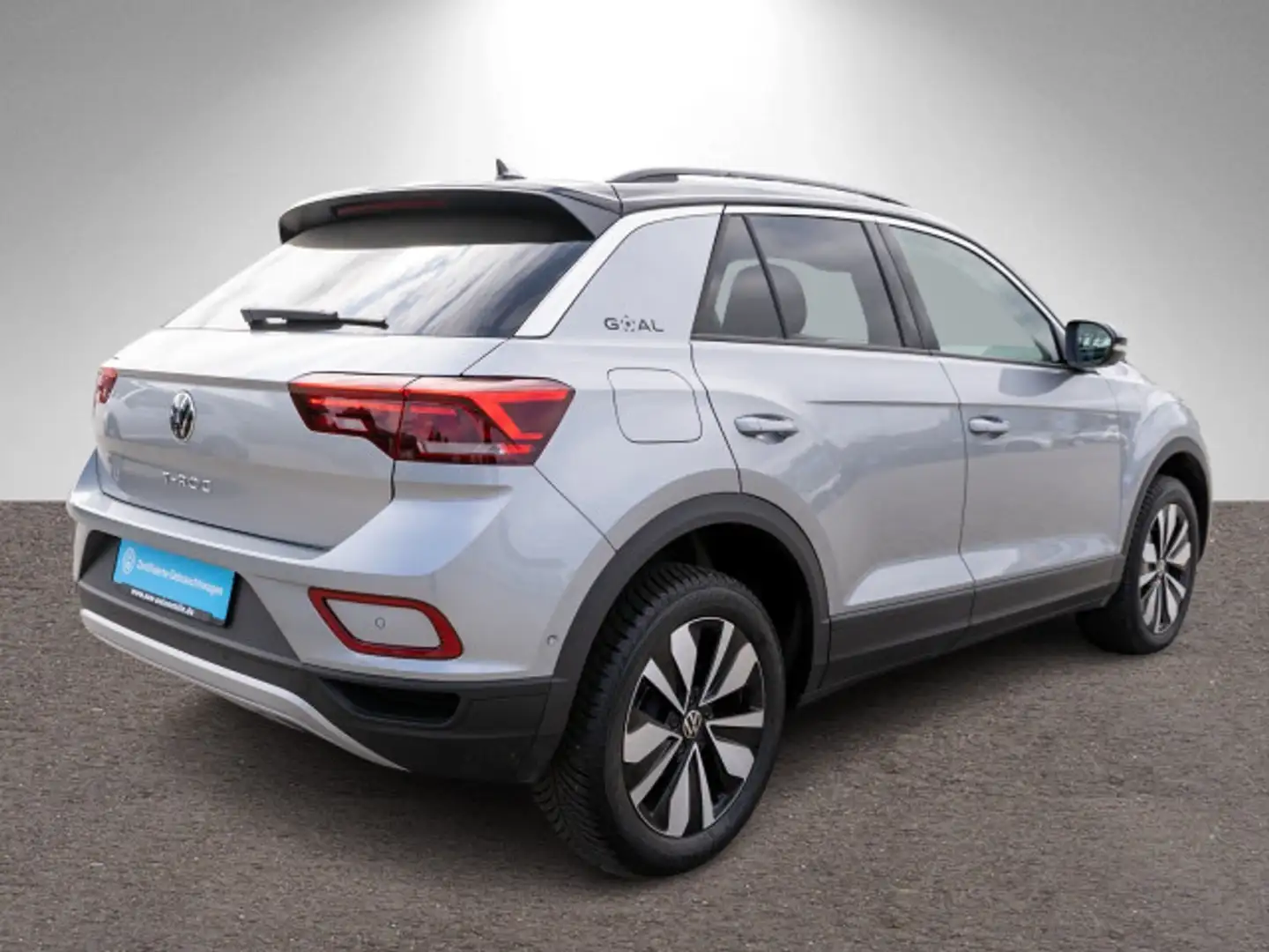 Volkswagen T-Roc Goal 2.0 TDI DSG LED NAVI AHK RFK ACC SHZ Silber - 2