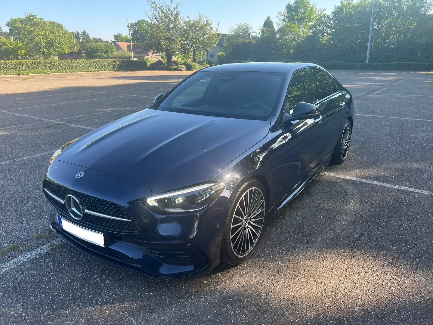 Mercedes-Benz C 180 9G-TRONIC AMG Line Bleu - 1