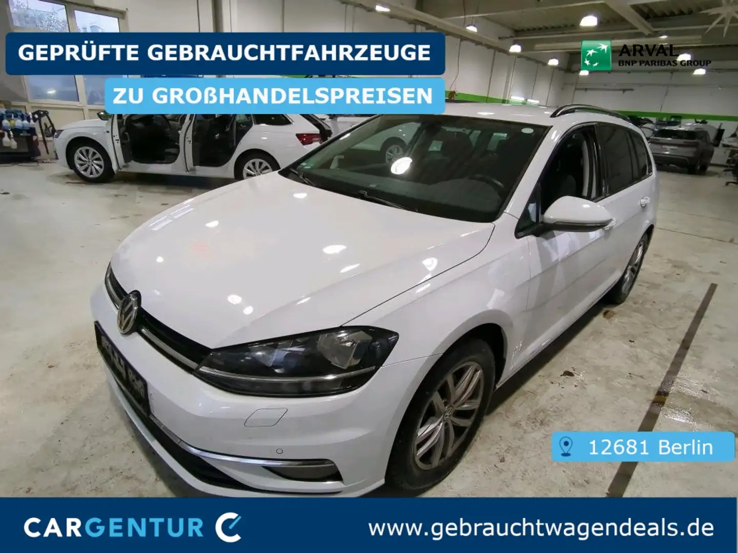 Volkswagen Golf VII 1.6 TDI Comfortline StHz Blanc - 1