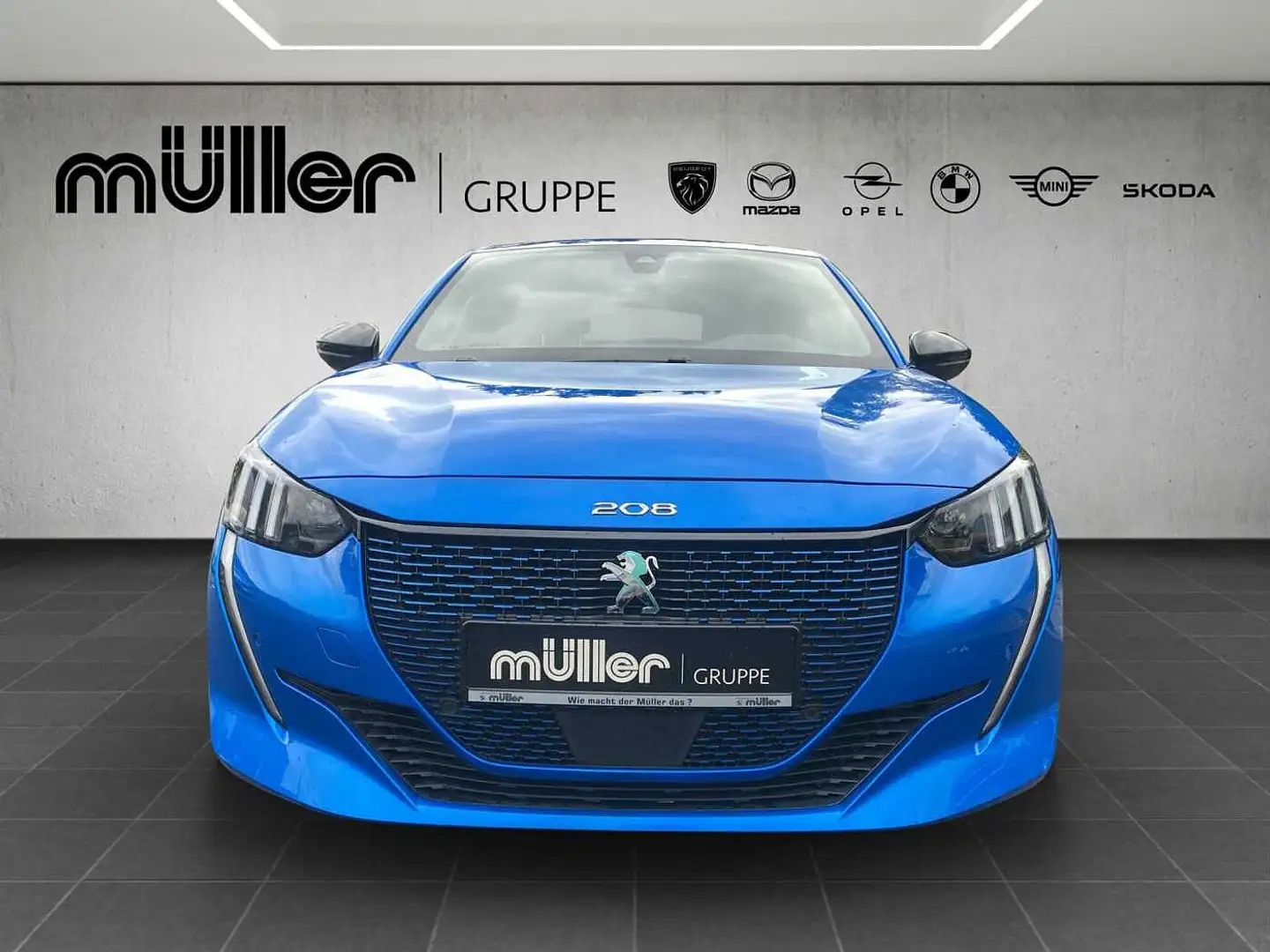 Peugeot 208 Elektro 136 GT Bleu - 2