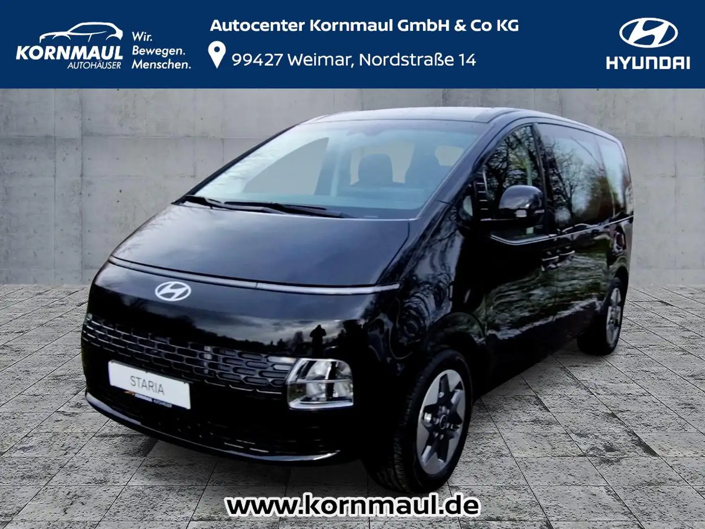 Hyundai STARIA 1.6 T-GDI Trend HEV (225PS) 9-Sitzer Noir - 1
