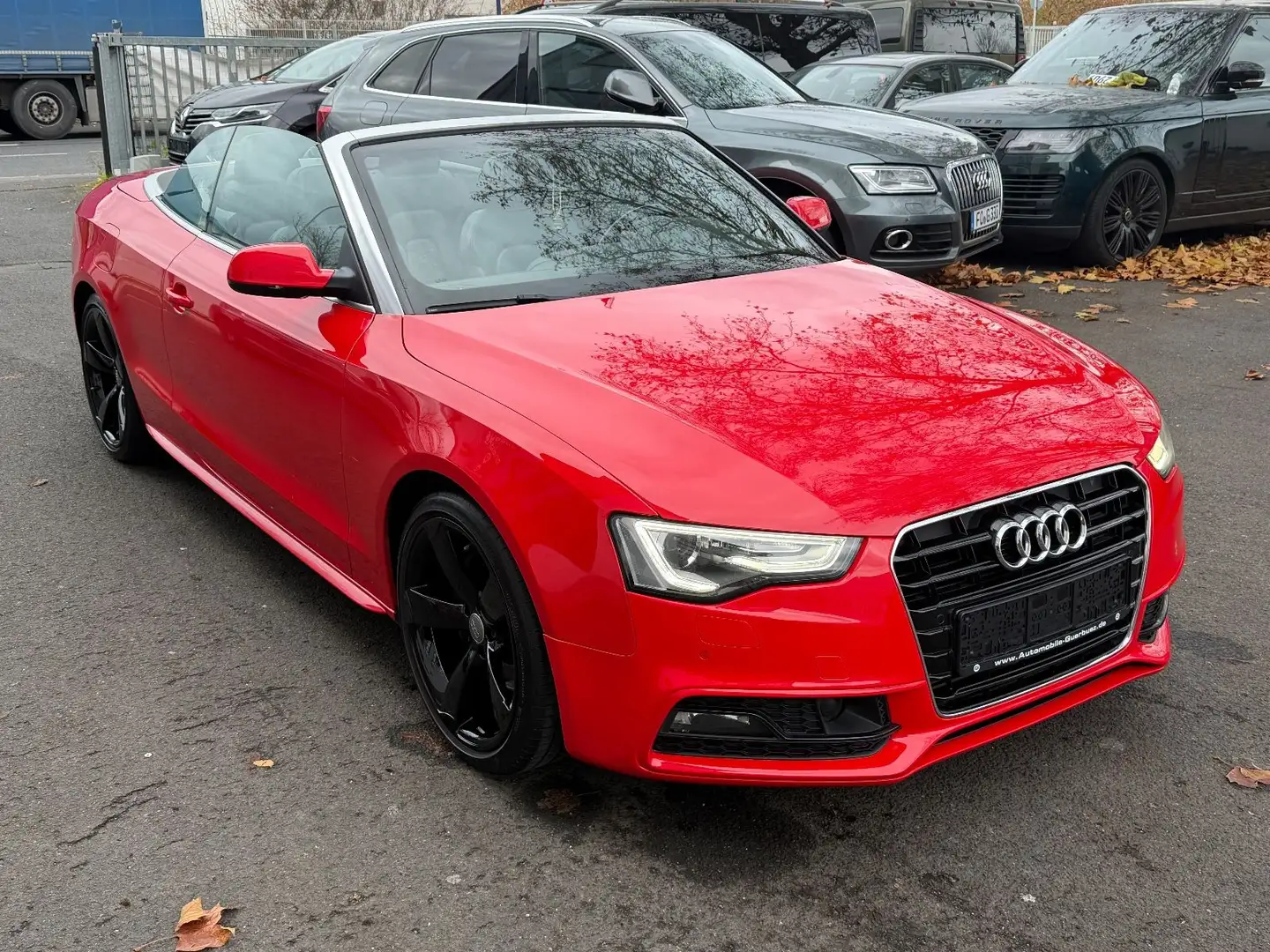Audi A5 Cabriolet 3.0 TDI quattro S-Line MMI~RFK~B&O Rot - 1