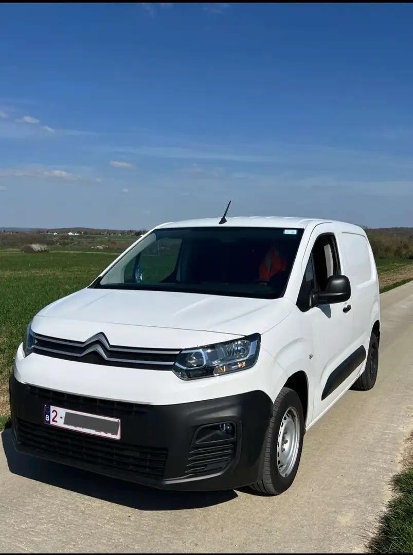 Citroen Berlingo 2 places Utilitaire Euro 6 Pret à immatriculer Blanc - 1
