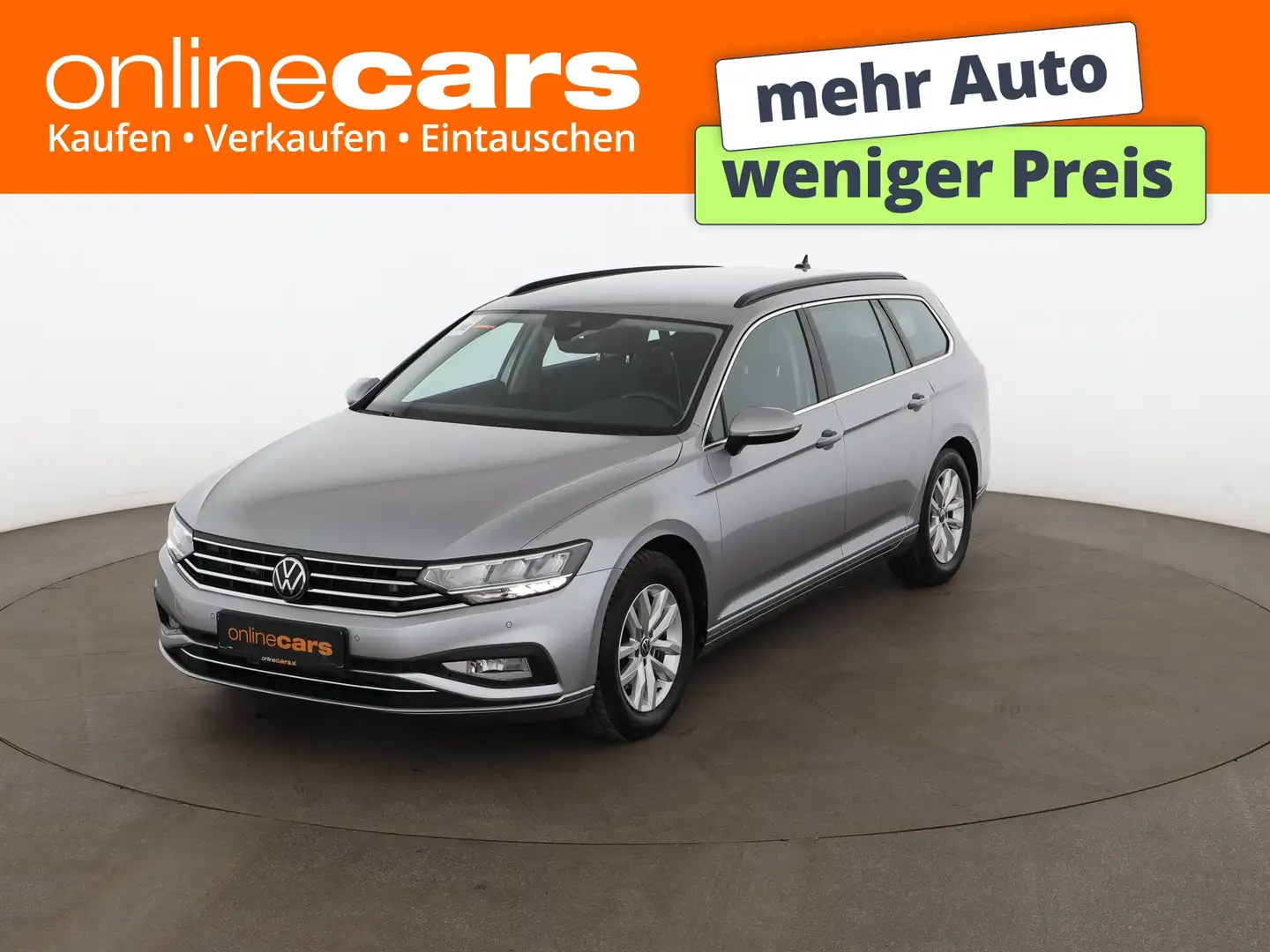 Volkswagen Passat Variant 2.0 TDI Business Aut LED AHK RADAR Silber - 1