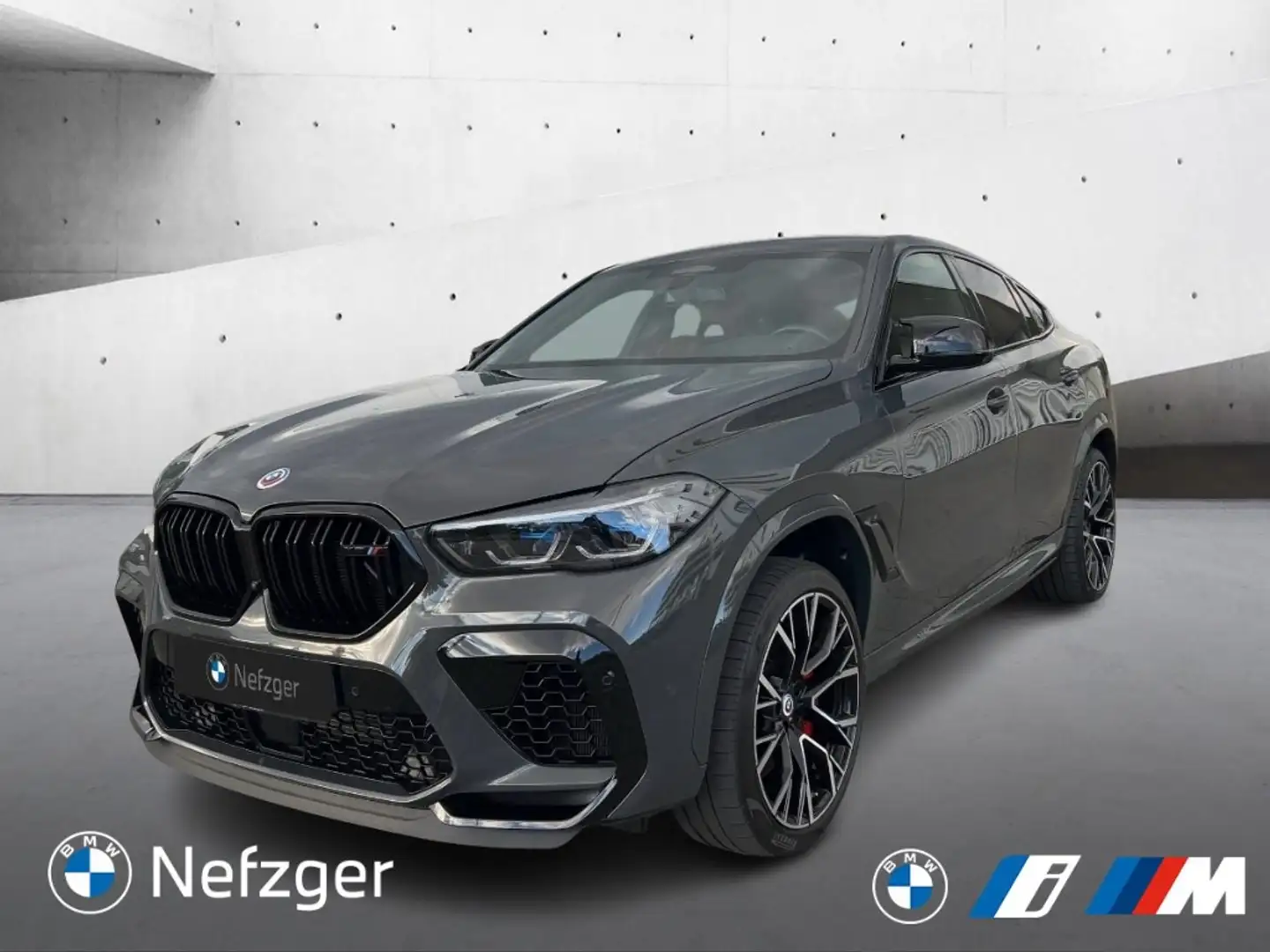 BMW X6 M Competition Soft-Close Panorama Laser B&W Gris - 1