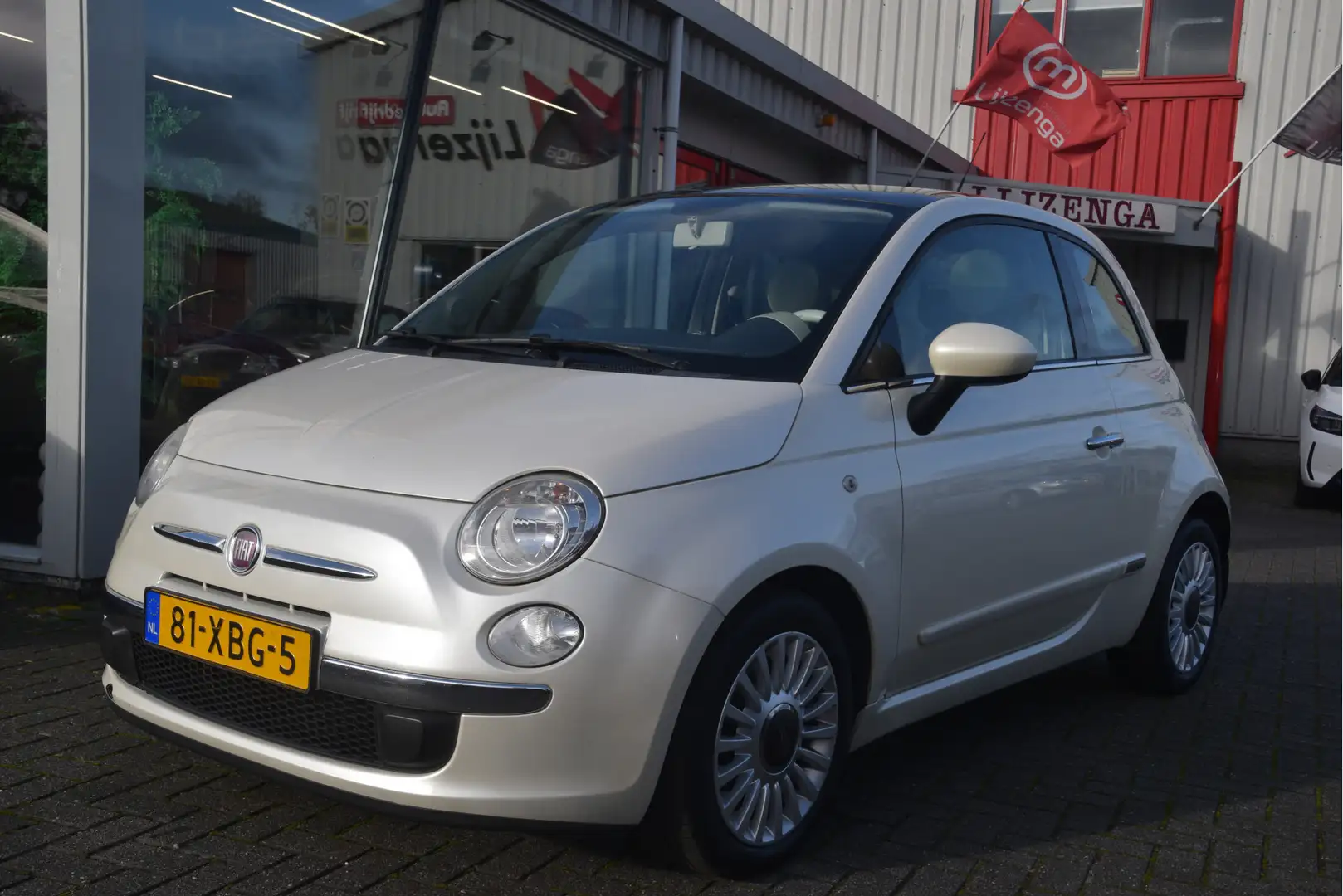 Fiat 500 0.9 TwinAir Lounge Cruise l Leer | Pano | Airco | Blanc - 2