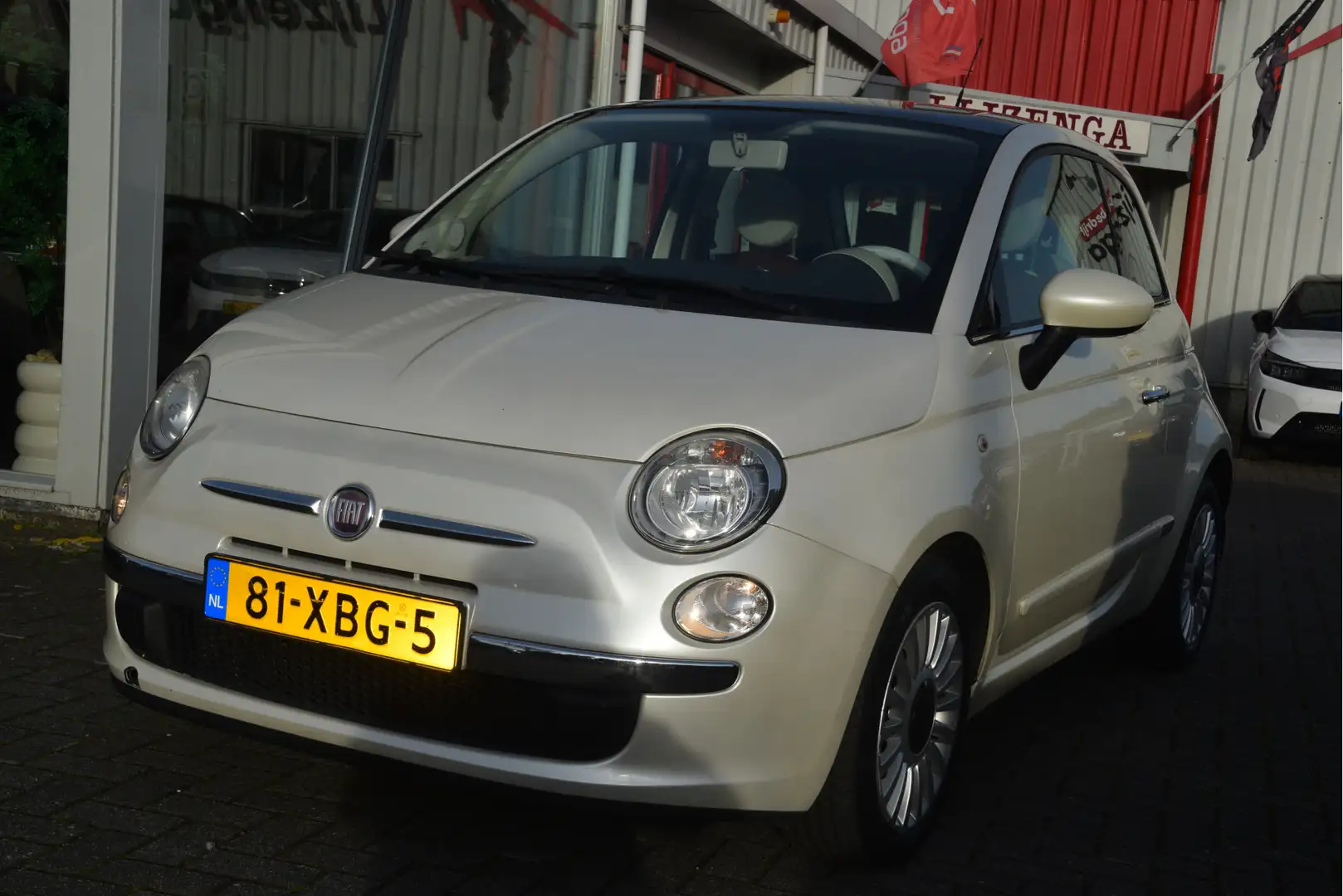 Fiat 500 0.9 TwinAir Lounge Cruise l Leer | Pano | Airco | Blanc - 2