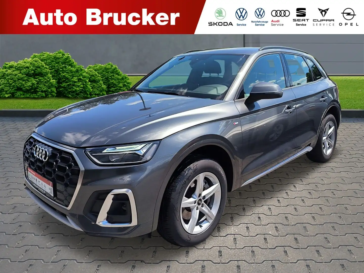 Audi Q5 45 TFSI quattro S line 2.0+Anhängerkupplung+N Grau - 1