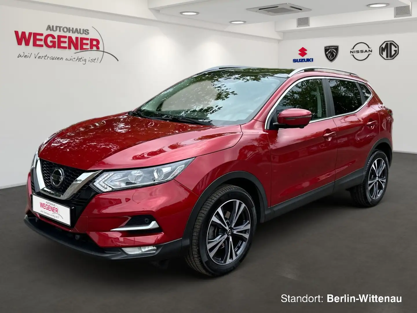 Nissan Qashqai QASHQAI 1.3 DIG-T *NAVI*PANO*LED*360°* Rouge - 1