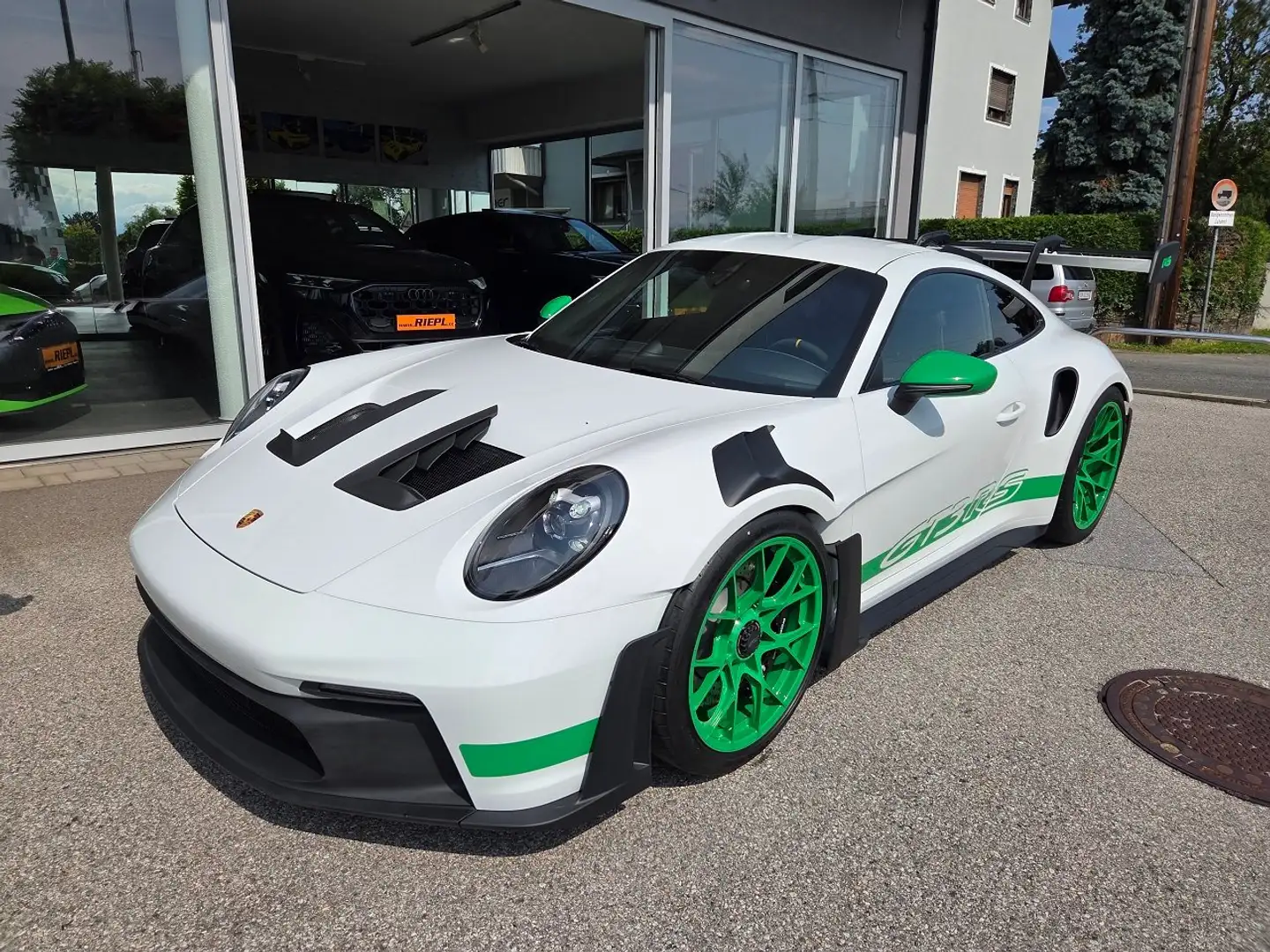 Porsche 992 GT3 RS Neuwagen 2/25 Clubsport Carbon Leder Lift Weiß - 1