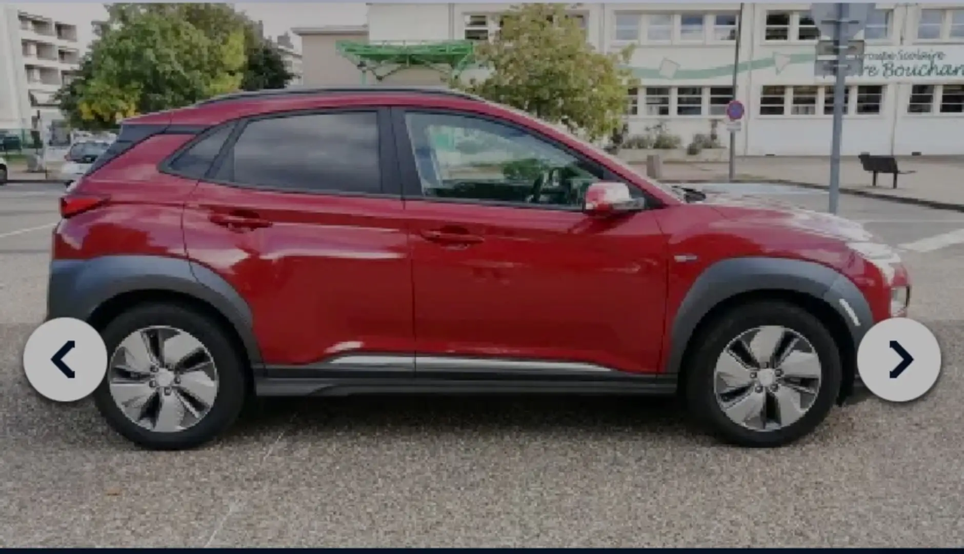 Hyundai KONA Electrique 39 kWh - 136 ch Creative Rouge - 1