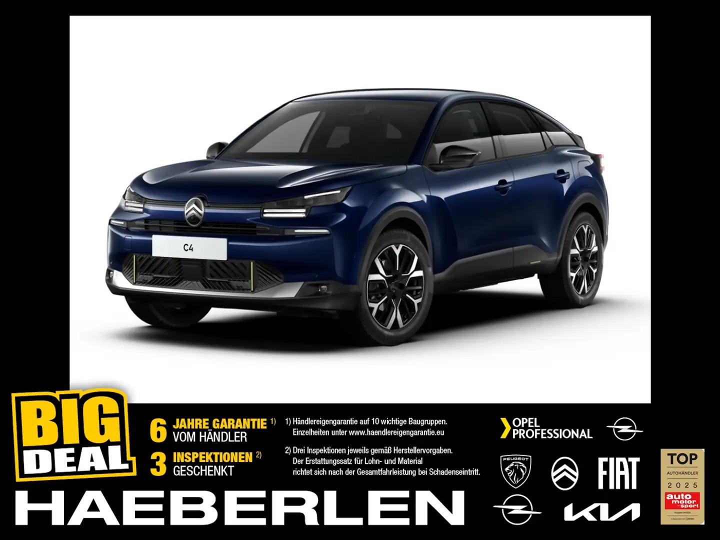 Citroen C4 1.2 145 Max *Gewerbe*NAVI Kamera SHZ+LHZ Modrá - 1