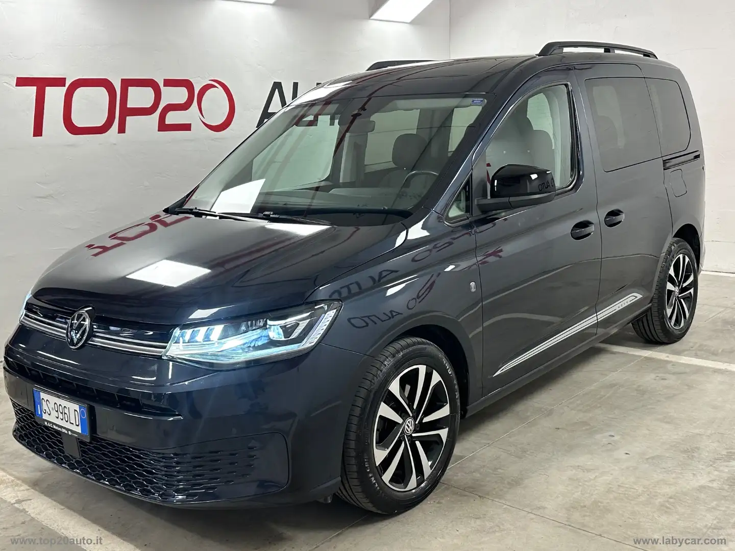 Volkswagen Caddy 2.0 TDI 122CV DSG Style|ALLEST. MOVE|TETTO Blau - 1