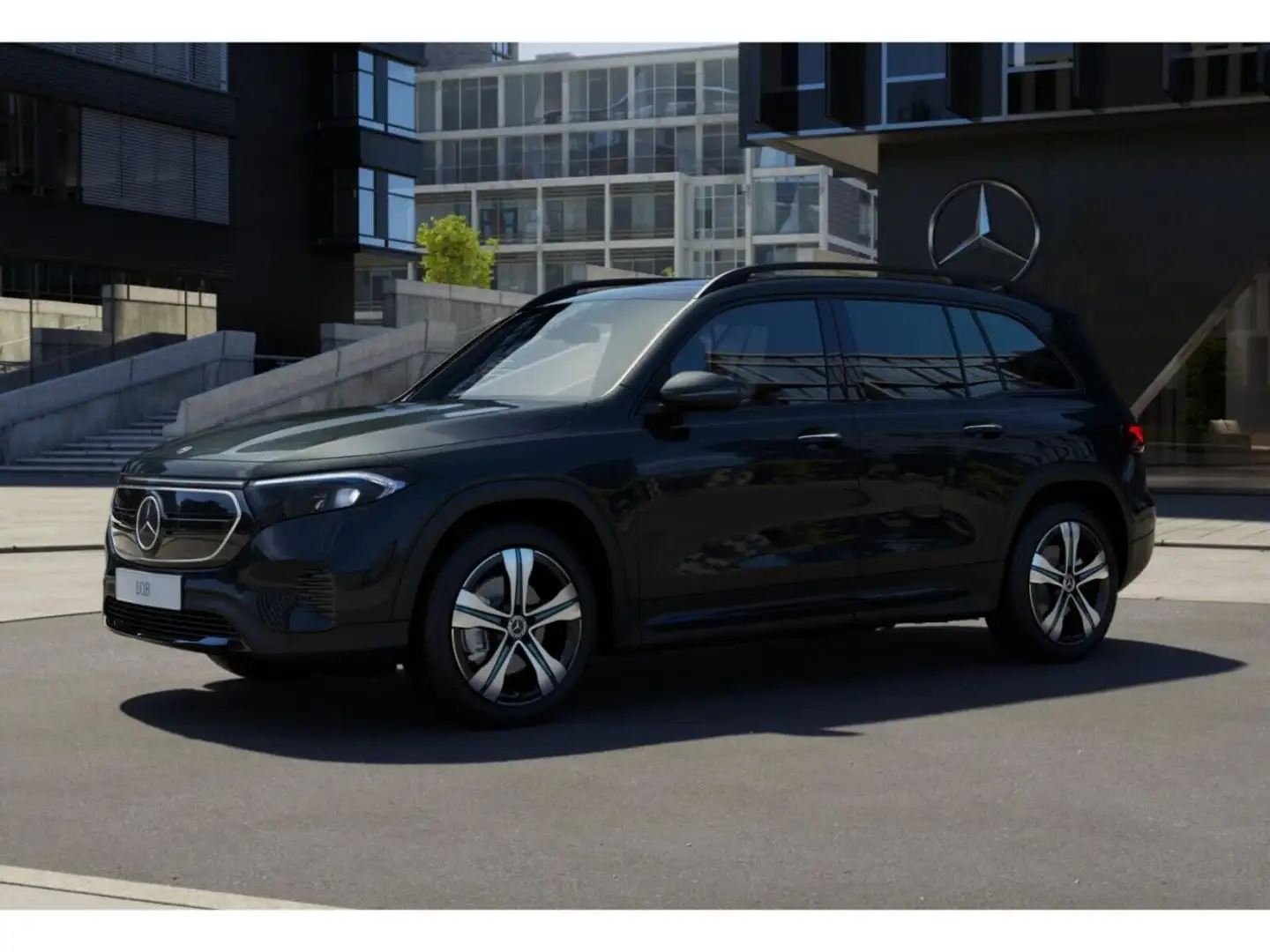 Mercedes-Benz EQB 250 Progressive Night*Pano*Easy-P*Vorklima** Schwarz - 2