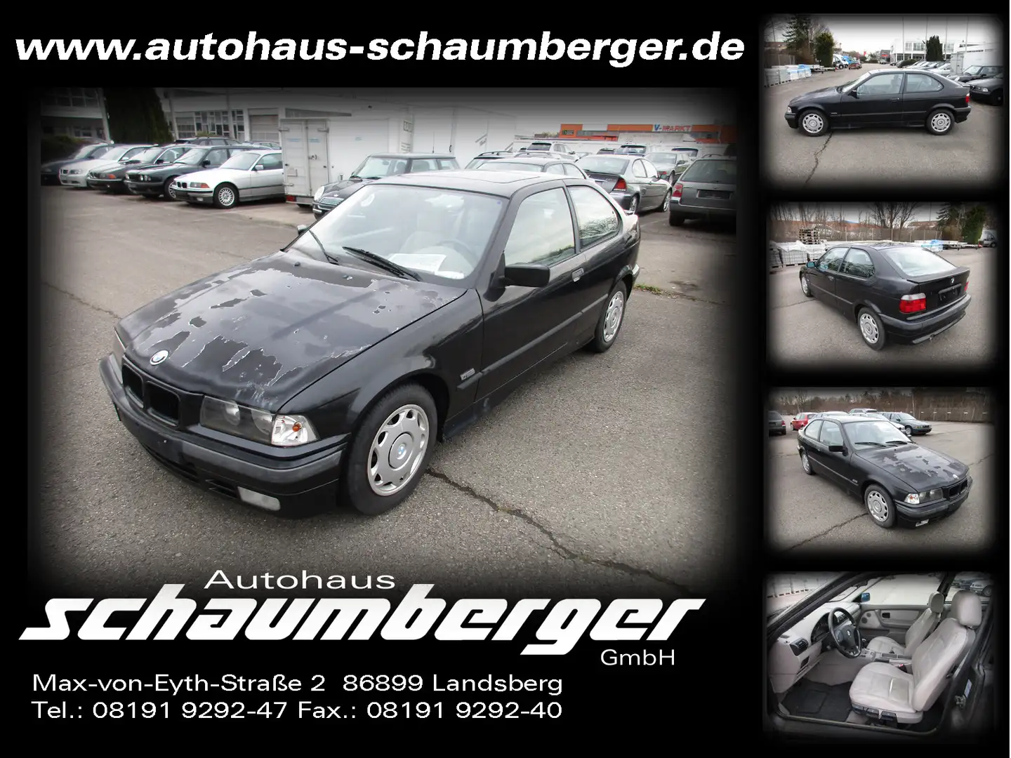 BMW 316 316i Compact * Leder * Schiebedach * Чорний - 1