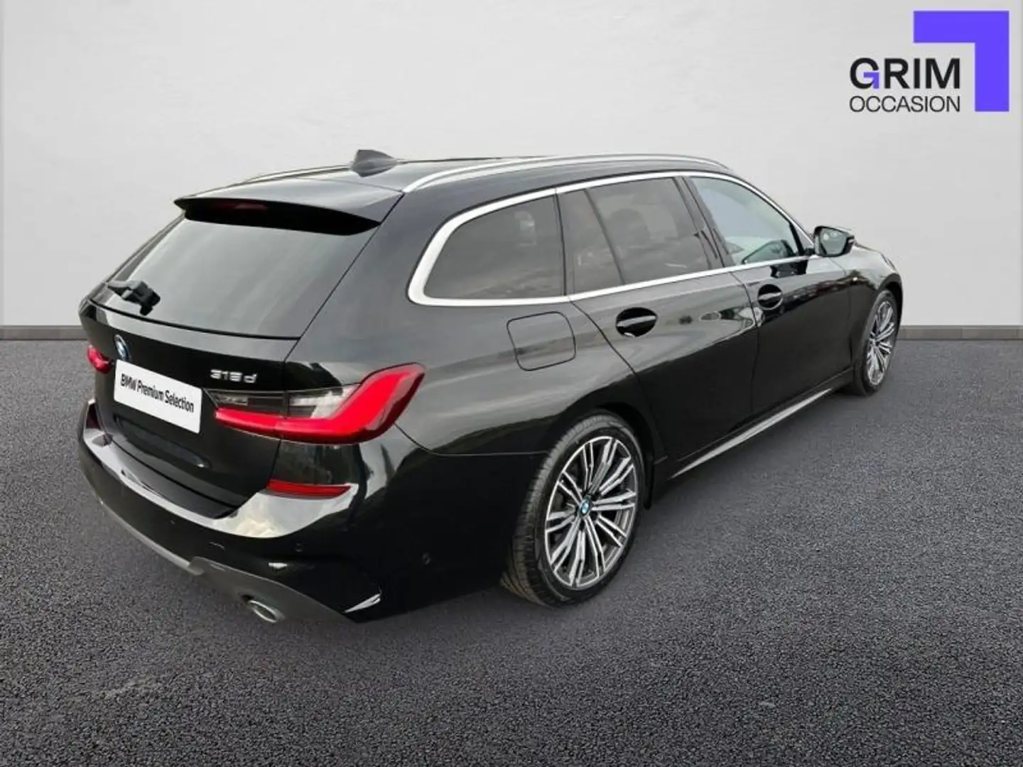 BMW 318 318dA MH 150ch M Sport Noir - 2