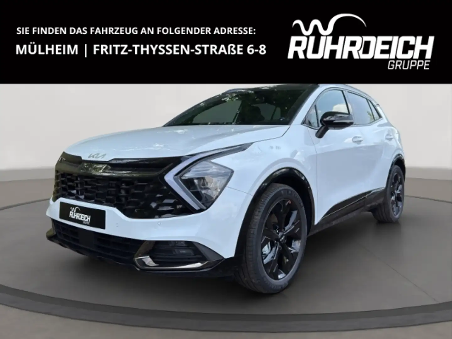 Kia Sportage 1.6 T-GDI Mild-Hybrid Nightline Panorama Navi Lede Blanc - 1