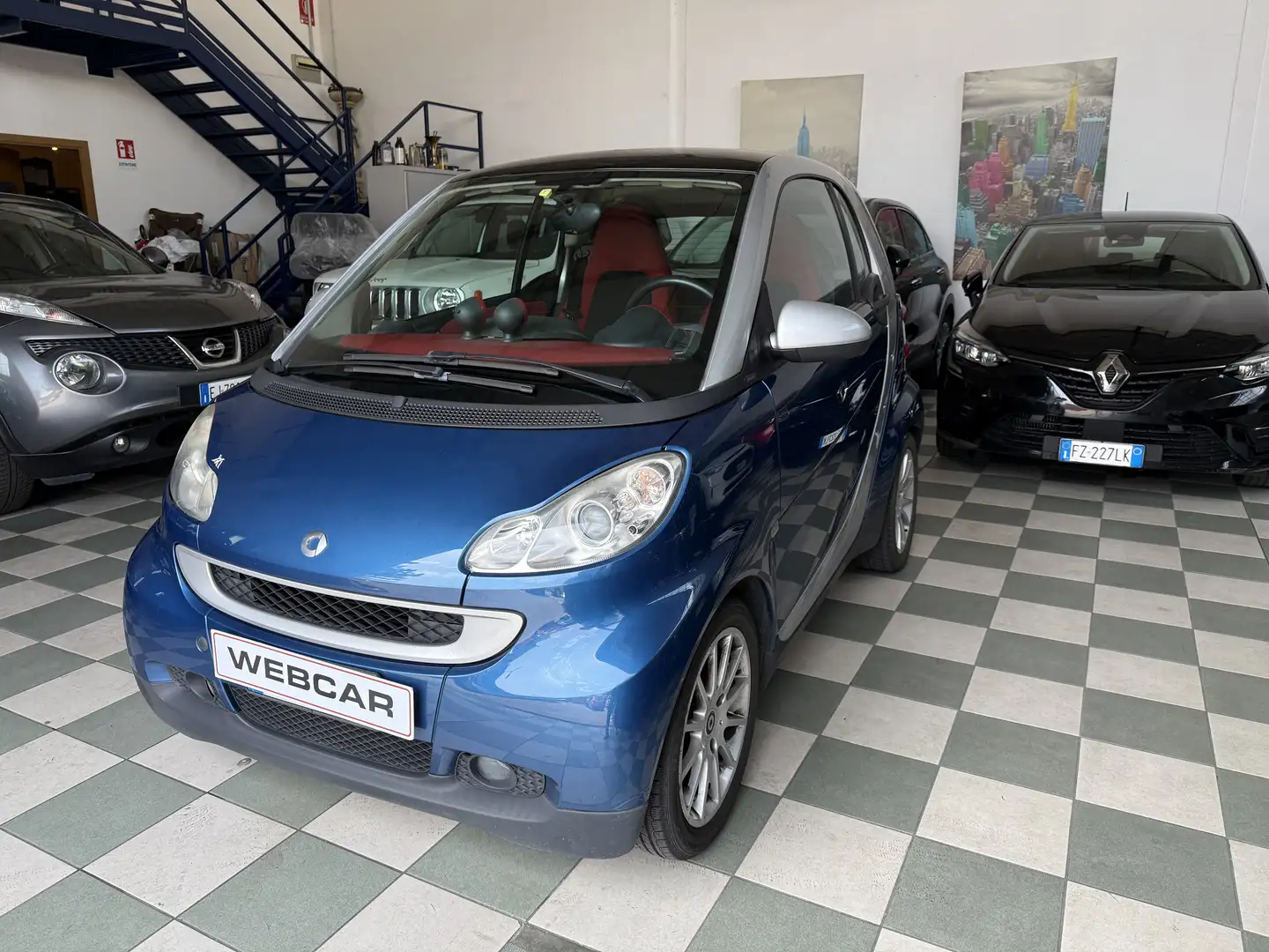 smart forTwo 1.0 mhd Passion 71cv Blauw - 2