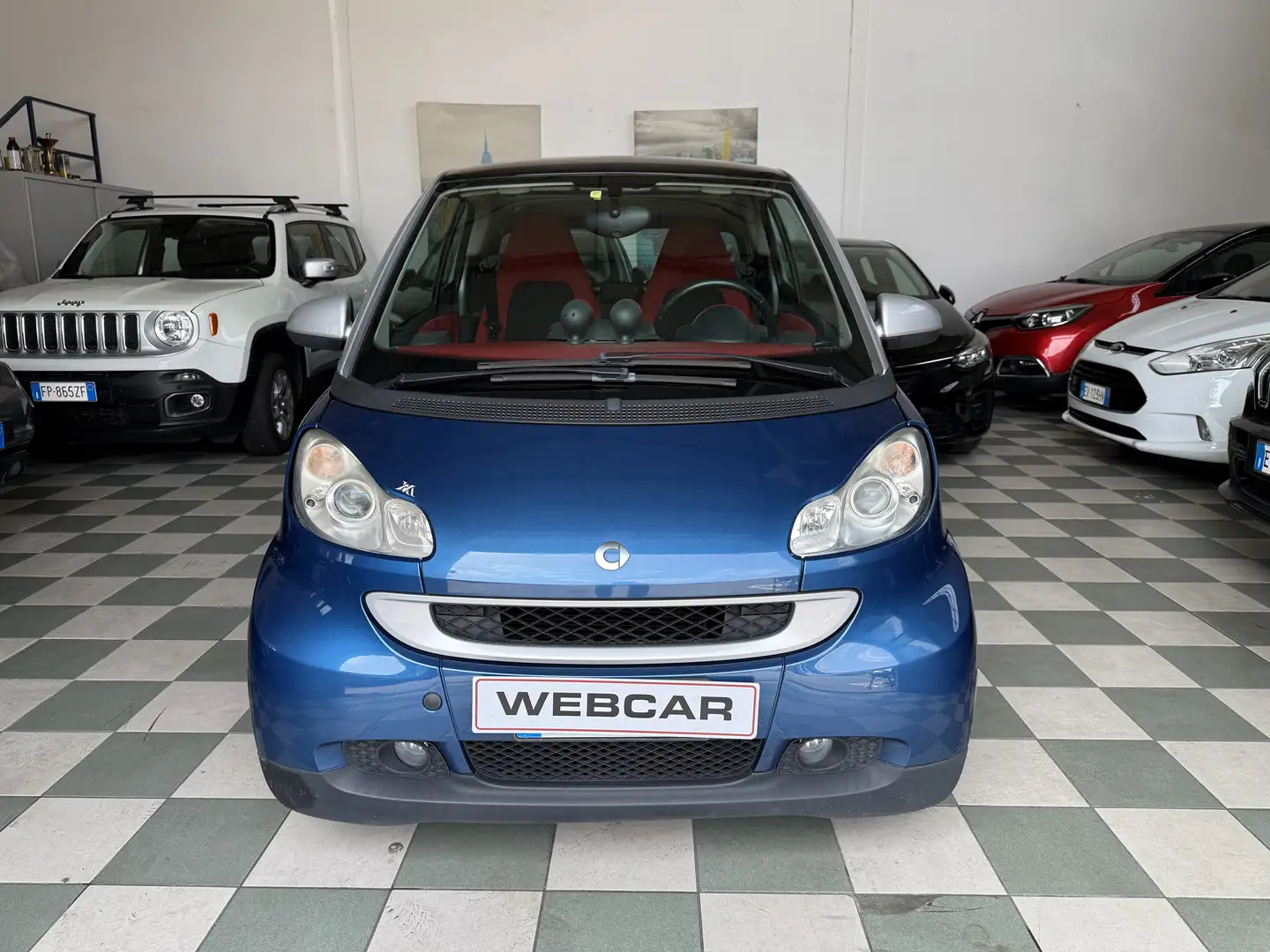 smart forTwo 1.0 mhd Passion 71cv Blauw - 1