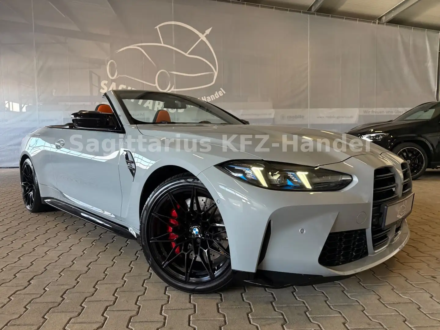 BMW M4 Competition Cabrio xDrive/Driving Prof/360° Gris - 1