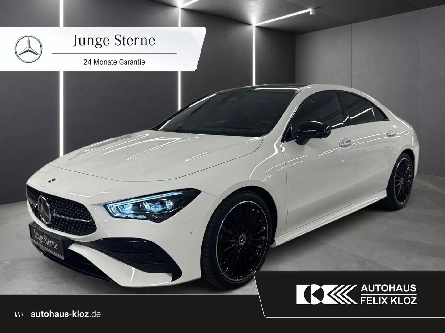 Mercedes-Benz CLA 200 AMG Plus*Pano*Burmester*Night*HuD*360°* Blanco - 1