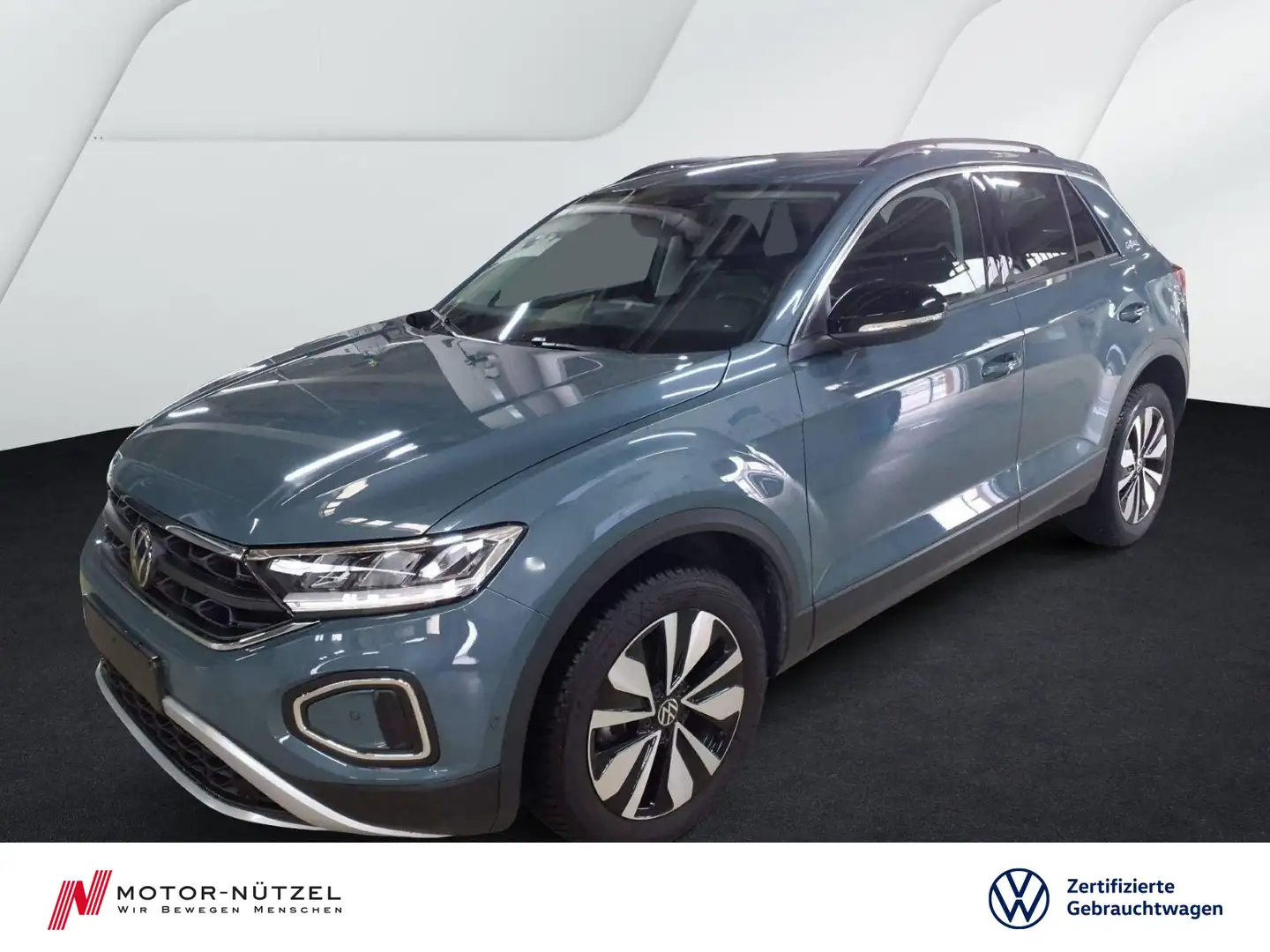 Volkswagen T-Roc 1.0 TSI GOAL LED+NAVI+ACC+DAB+SHZ+PARKLENK Blau - 1