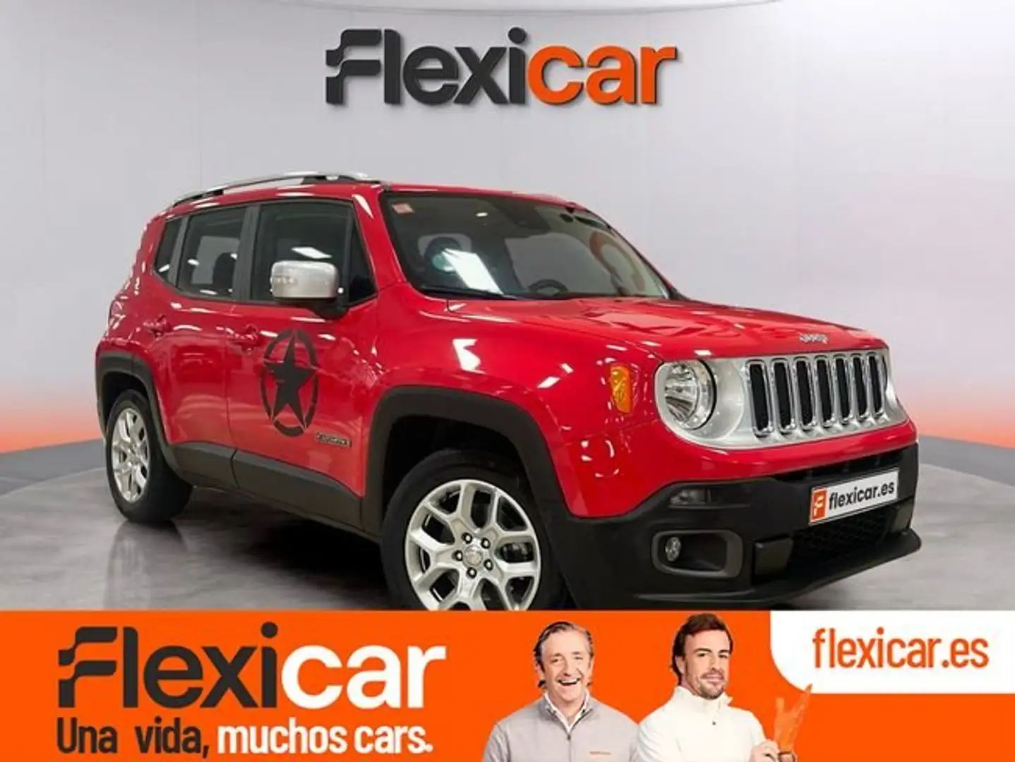 Jeep Renegade 1.6Mjt Limited 4x2 88kW Rojo - 1