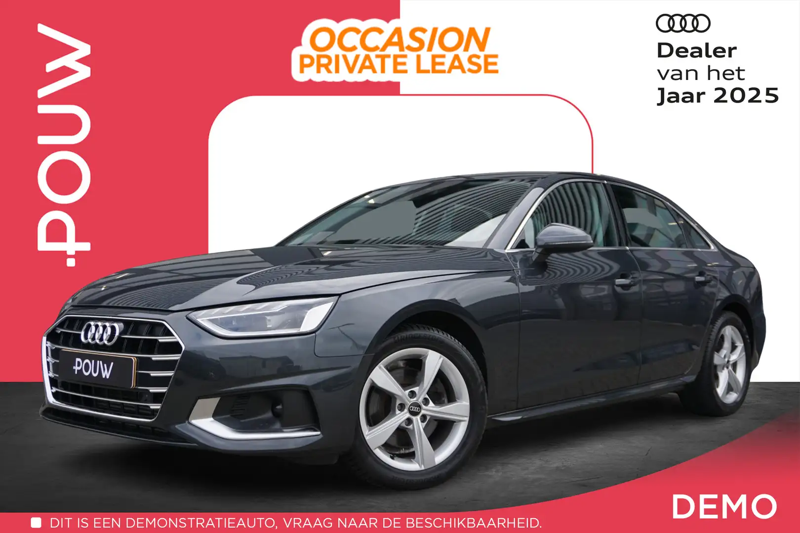 Audi A4 Limousine 35 TFSI 150pk S-tronic Advanced Edition Grijs - 1