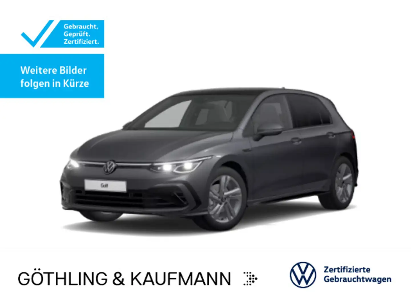 Volkswagen Golf R-Line 1.5 eTSI DSG*NAVI*PANO*KAM*IQ-Light* Grau - 1