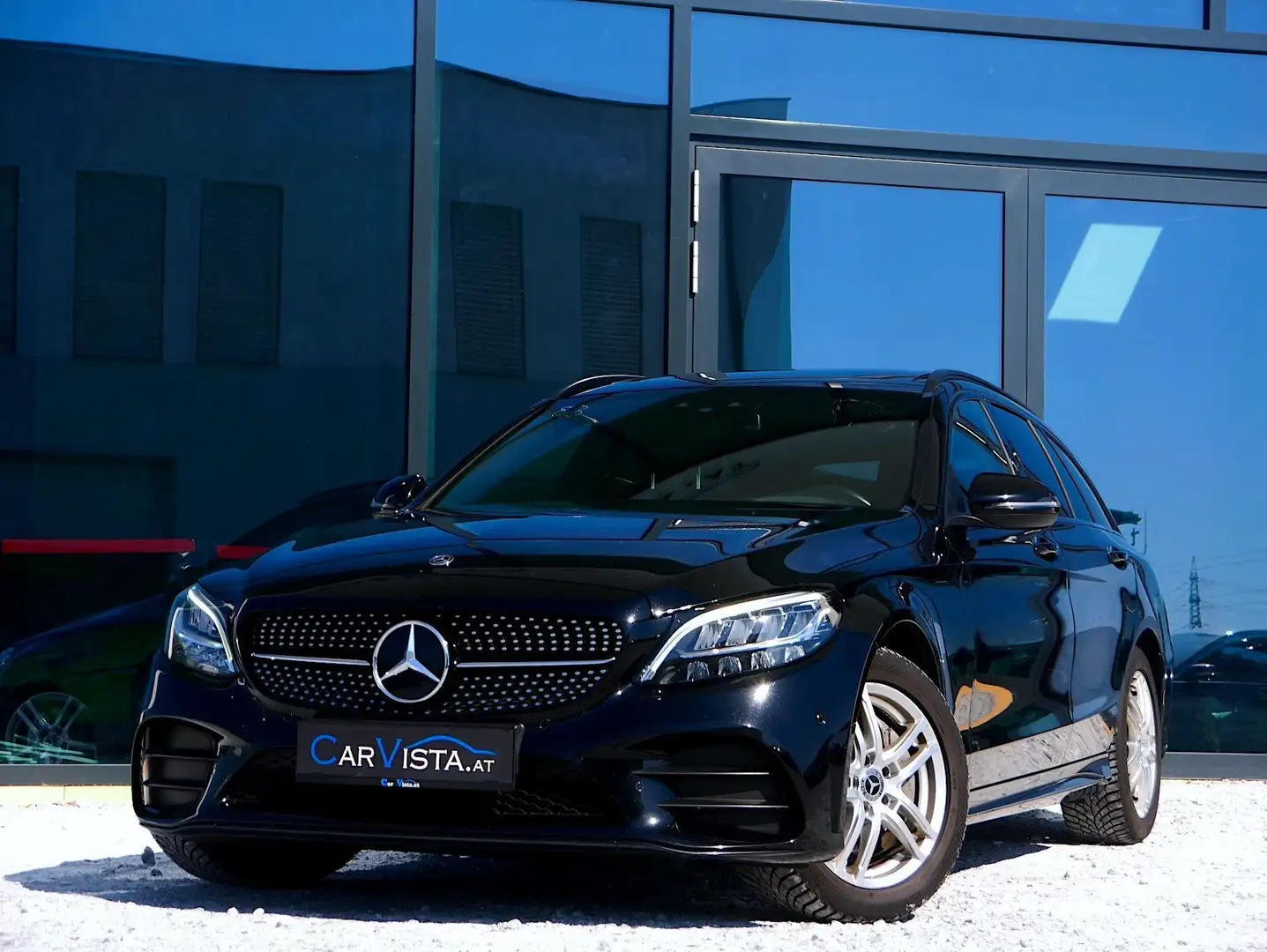 Mercedes-Benz C 220 d AMG Line 4Matic *Widescreen* Schwarz - 1