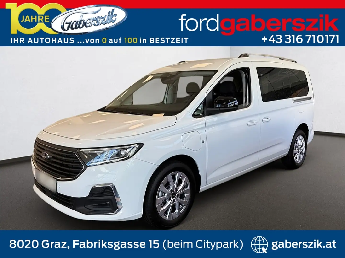 Ford Grand Tourneo Connect 1,5 EcoBoost PHEV L2 Titanium Wit - 1