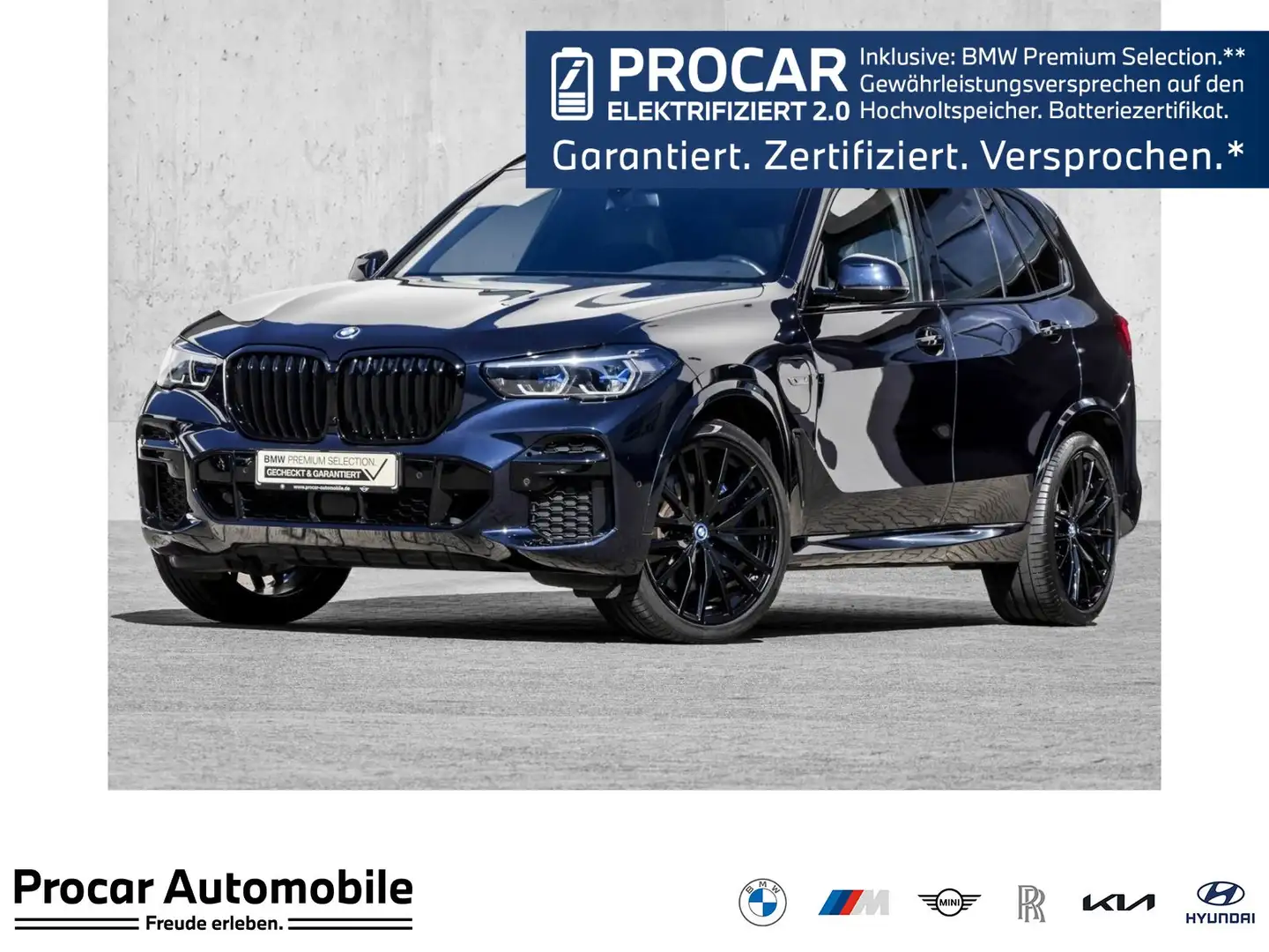 BMW X5 xDrive45e M Sport 2-Achs Luftfed. AHK Pano DA Prof Schwarz - 1