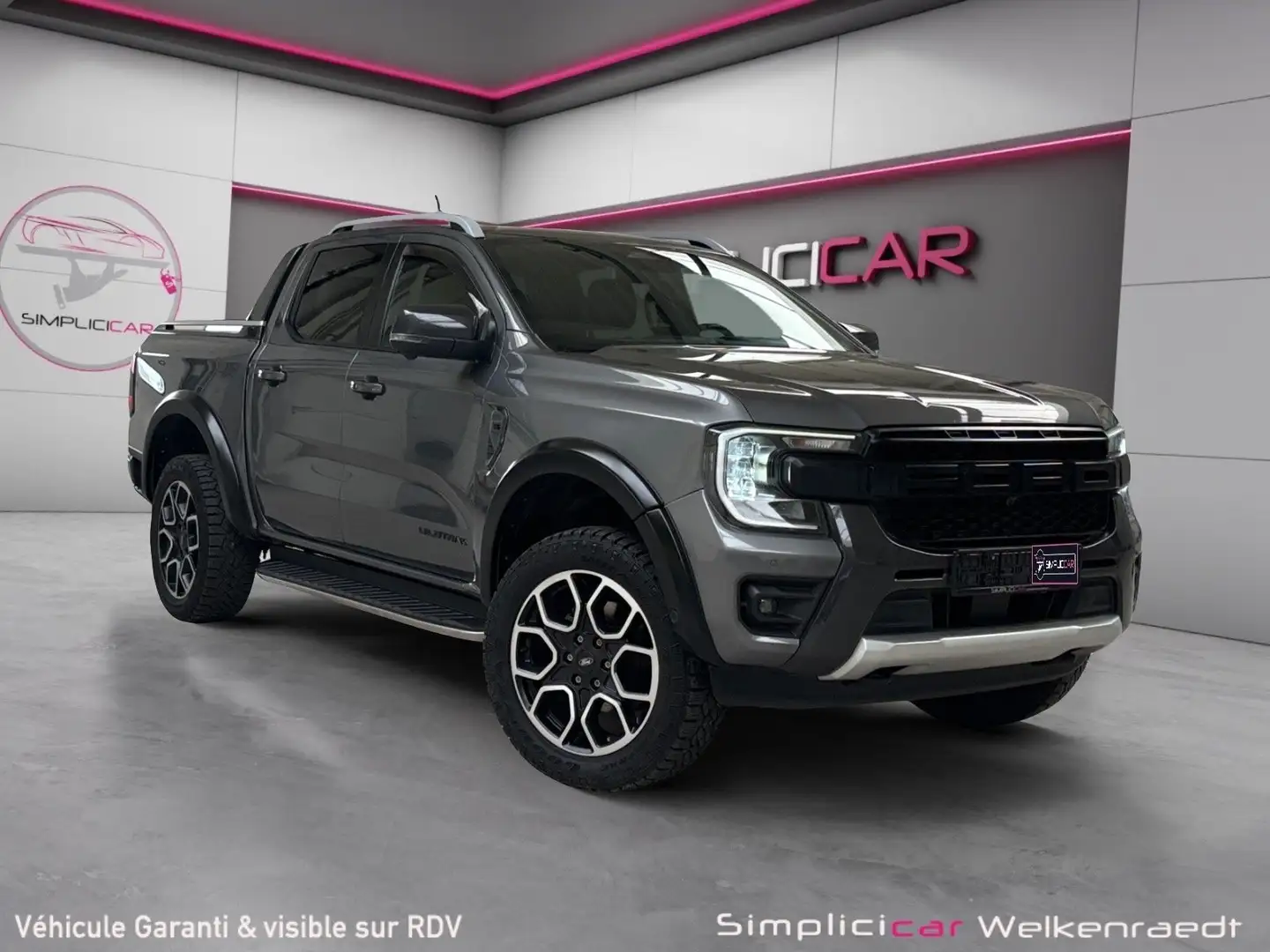Ford Ranger 3.0 V6 4WD Wildtrak /CARPLAY/CAM 360/TVA RECUP/ Grijs - 1