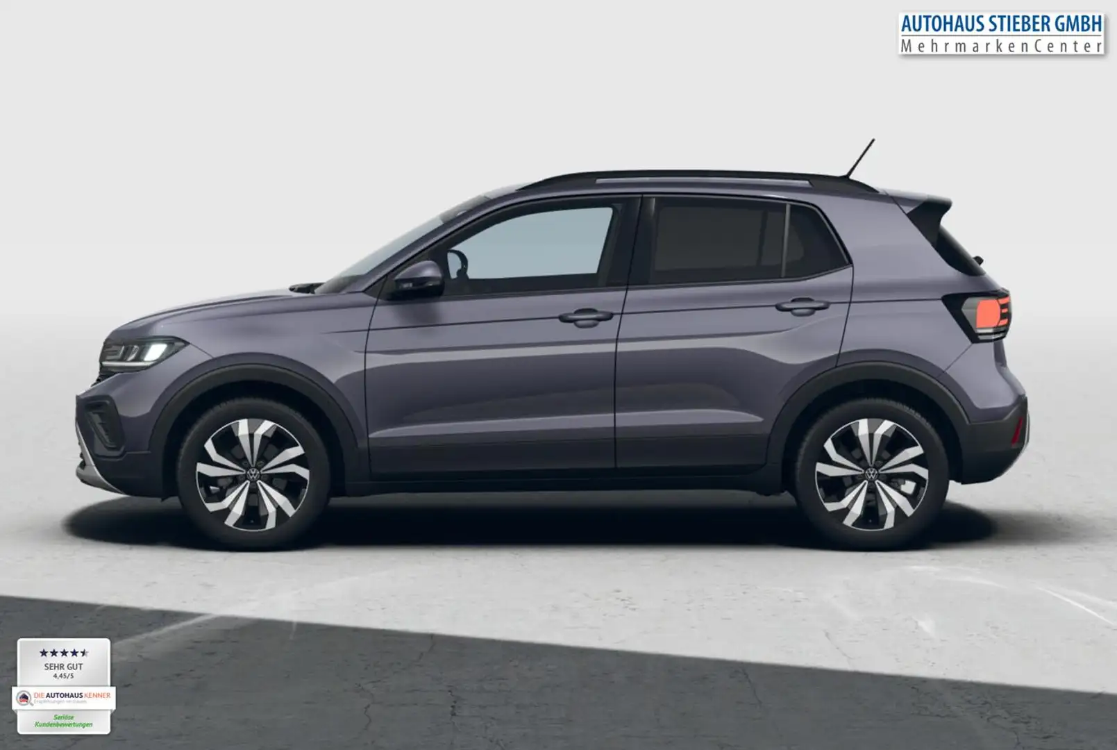 Volkswagen T-Cross TSI 115 DSG R2D Keyl Kam IQDrive Klima2Z 85 kW ... Gris - 2