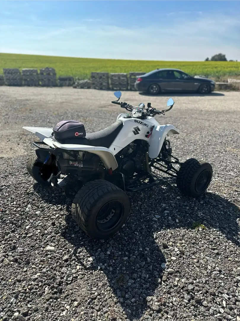 Suzuki LT-Z 400 Umbau als LOF Zugmaschine Ackerschlepper Weiß - 1