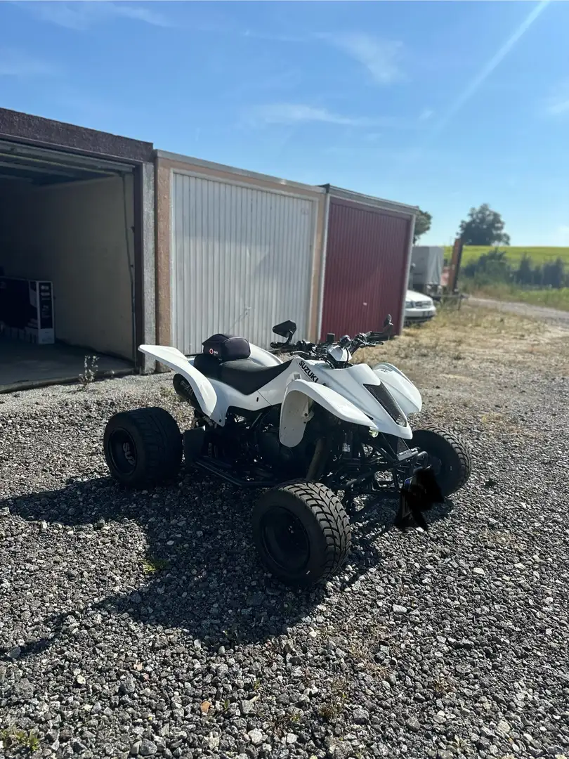 Suzuki LT-Z 400 Umbau als LOF Zugmaschine Ackerschlepper Weiß - 2