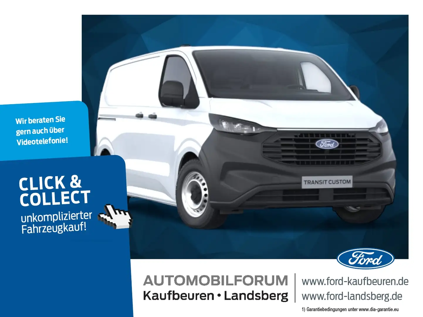 Ford Transit Custom 280 L1 BASIS | LED | KLIMA | DAB Wit - 1