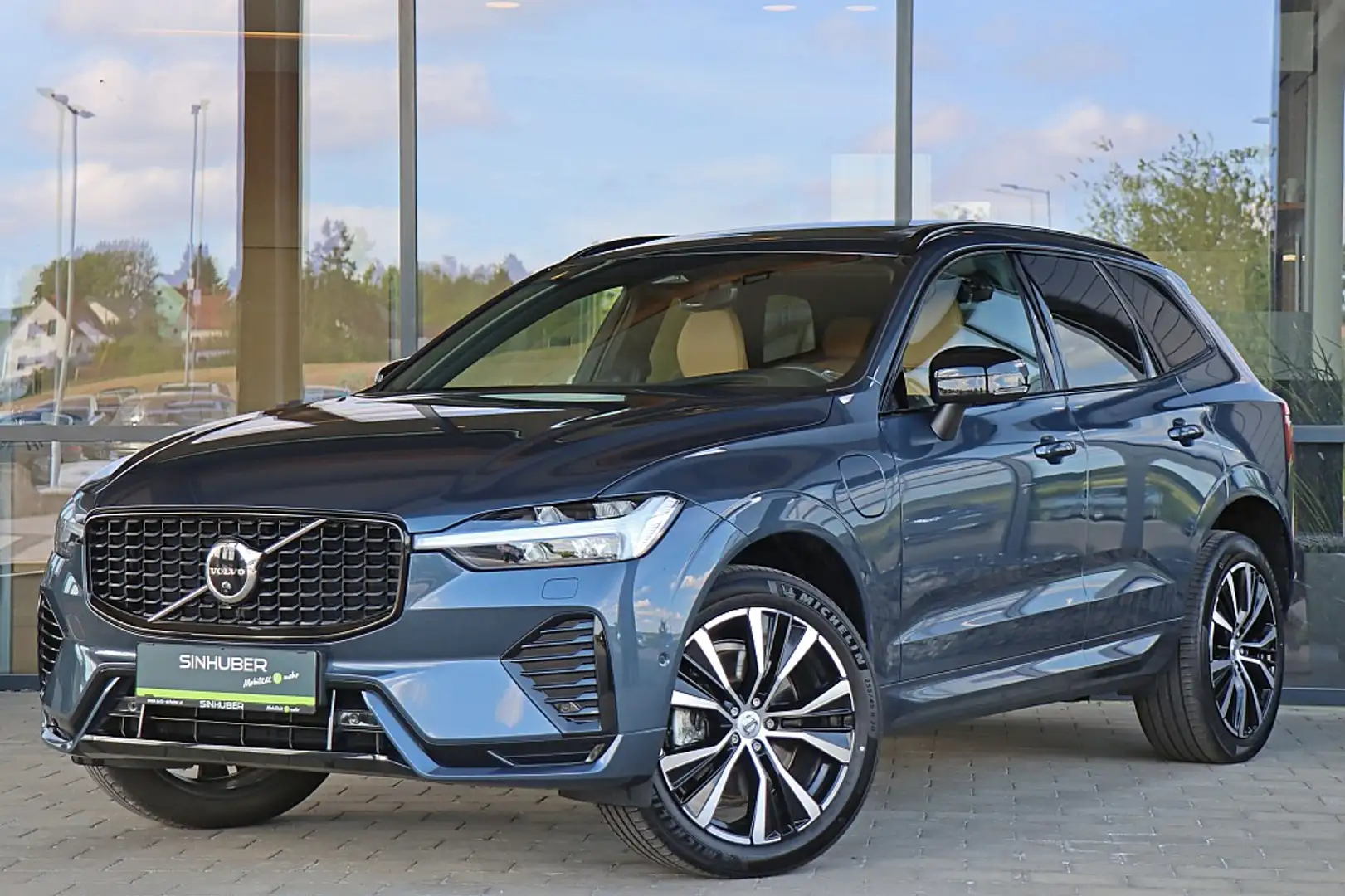 Volvo XC60 T8 AWD Recharge PHEV Ultimate Dark ACC, adapt. ... Blauw - 1